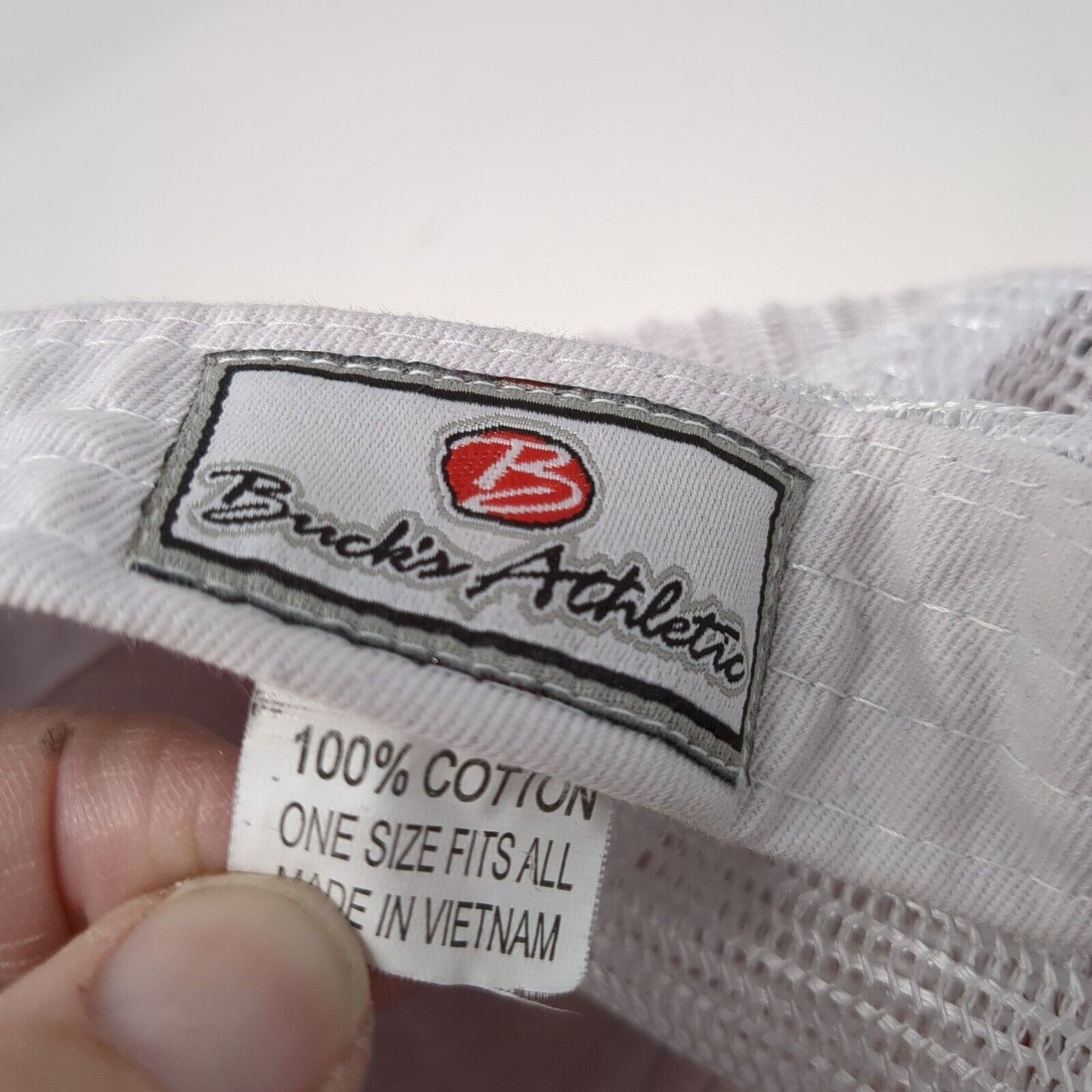 MG Boise ID Strapback Trucker Hat Red OS Adjustable Mesh Back Buck's Athletic