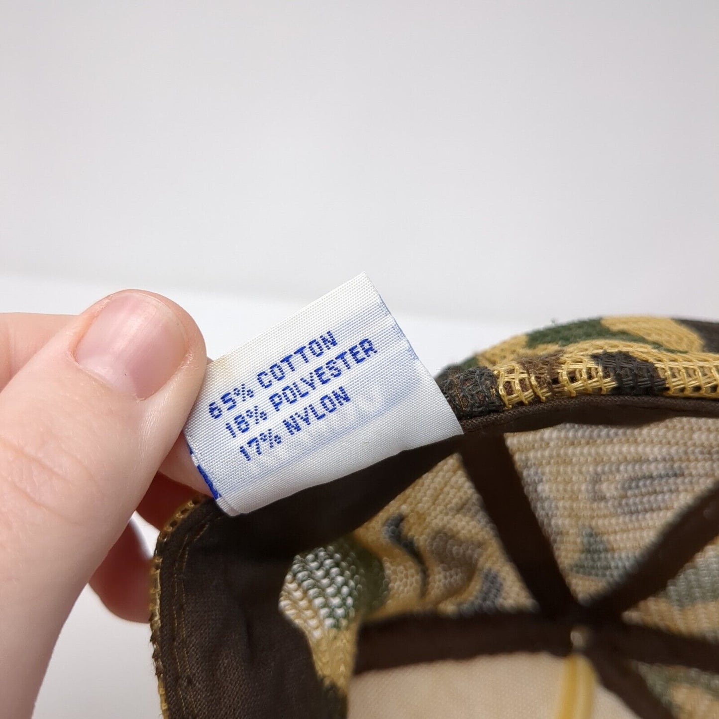 The 'Nam Snapback Mesh Back Trucker Hat Camo M/L Adjustable Kenda