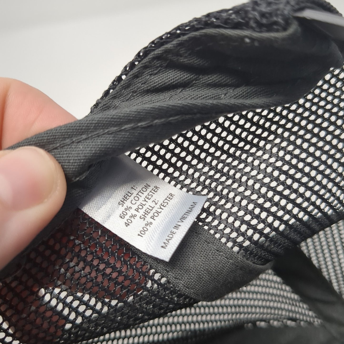 The Russell Corporation Trucker Hat Gray Large Adjustable Mesh Back Richardson