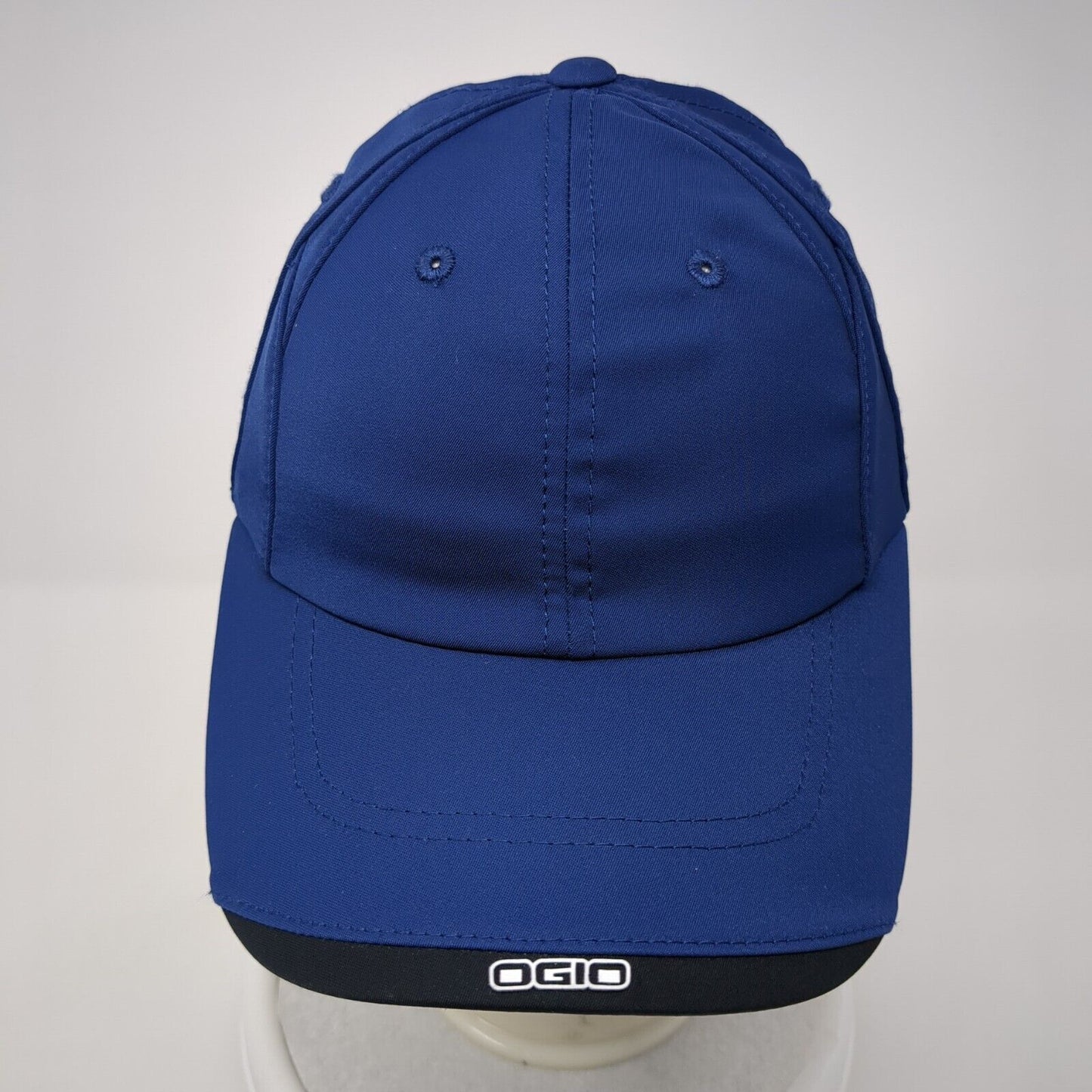 OGIO Slideback Hat Blue One Size Adjustable Vented Holes 6 Panel Polyester
