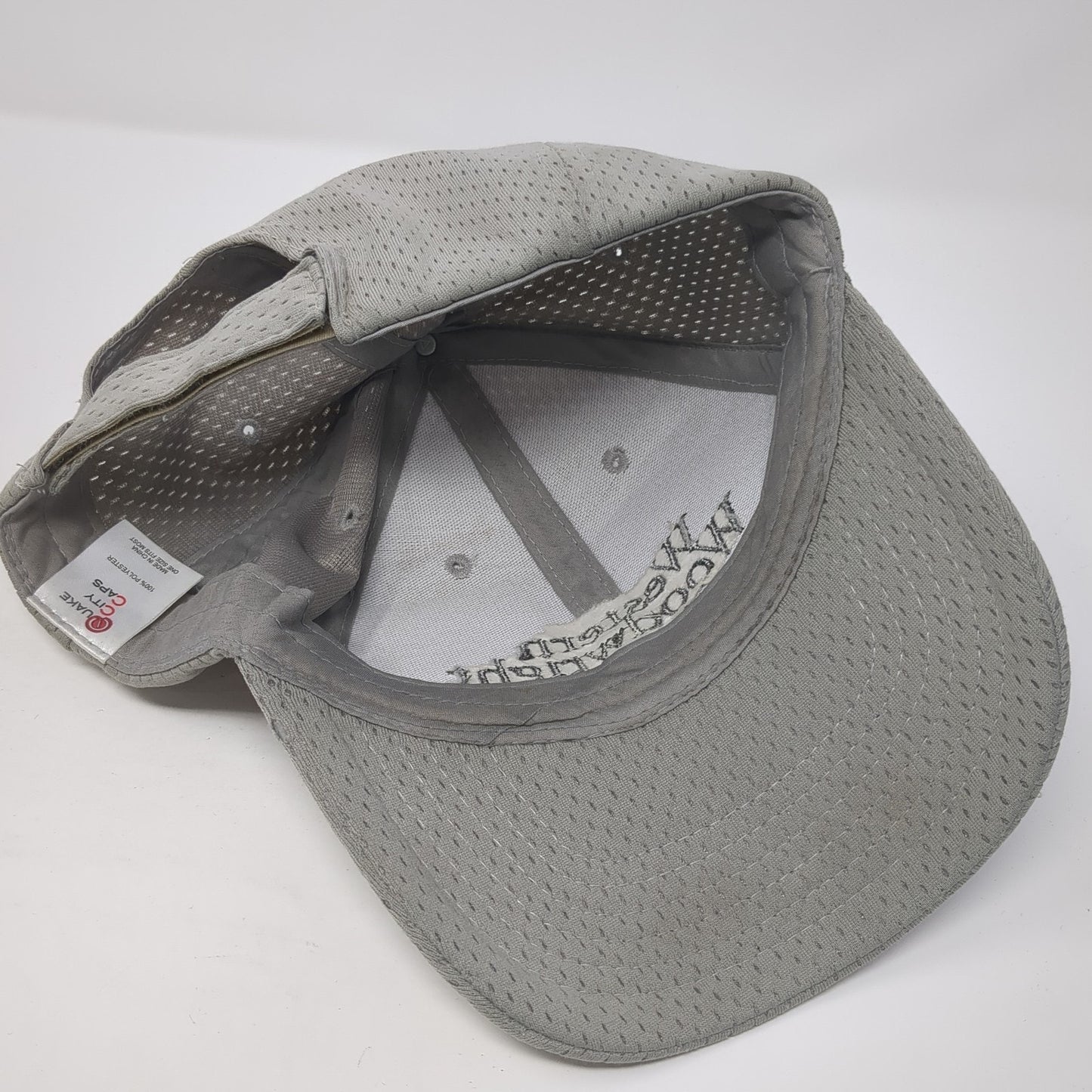 Western Woodwright Inc. Strapback Hat Gray One Size Adjustable Embroidered