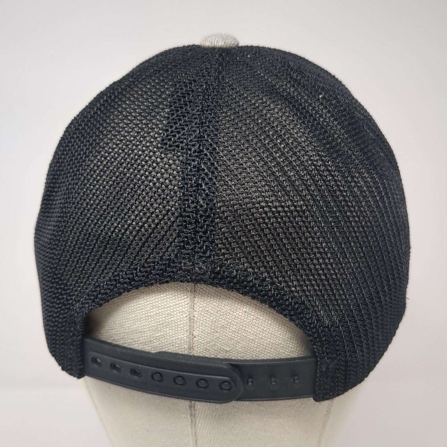 Prime Ops Snapback Trucker Hat Gray One Size Mesh Back Branded Bills