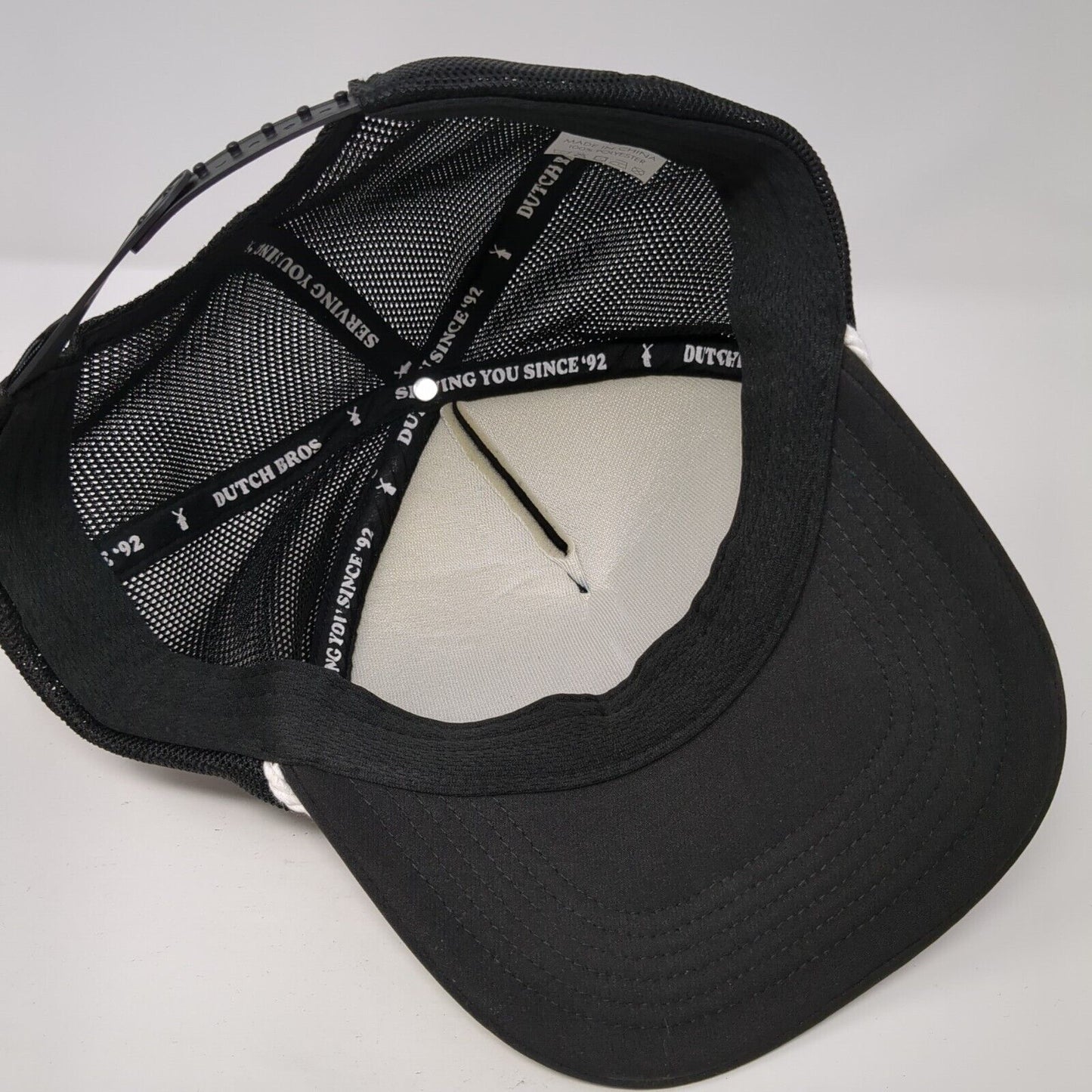 Drink More Coffee Snapack Rope Trucker Hat Black One Size Dutch Bros