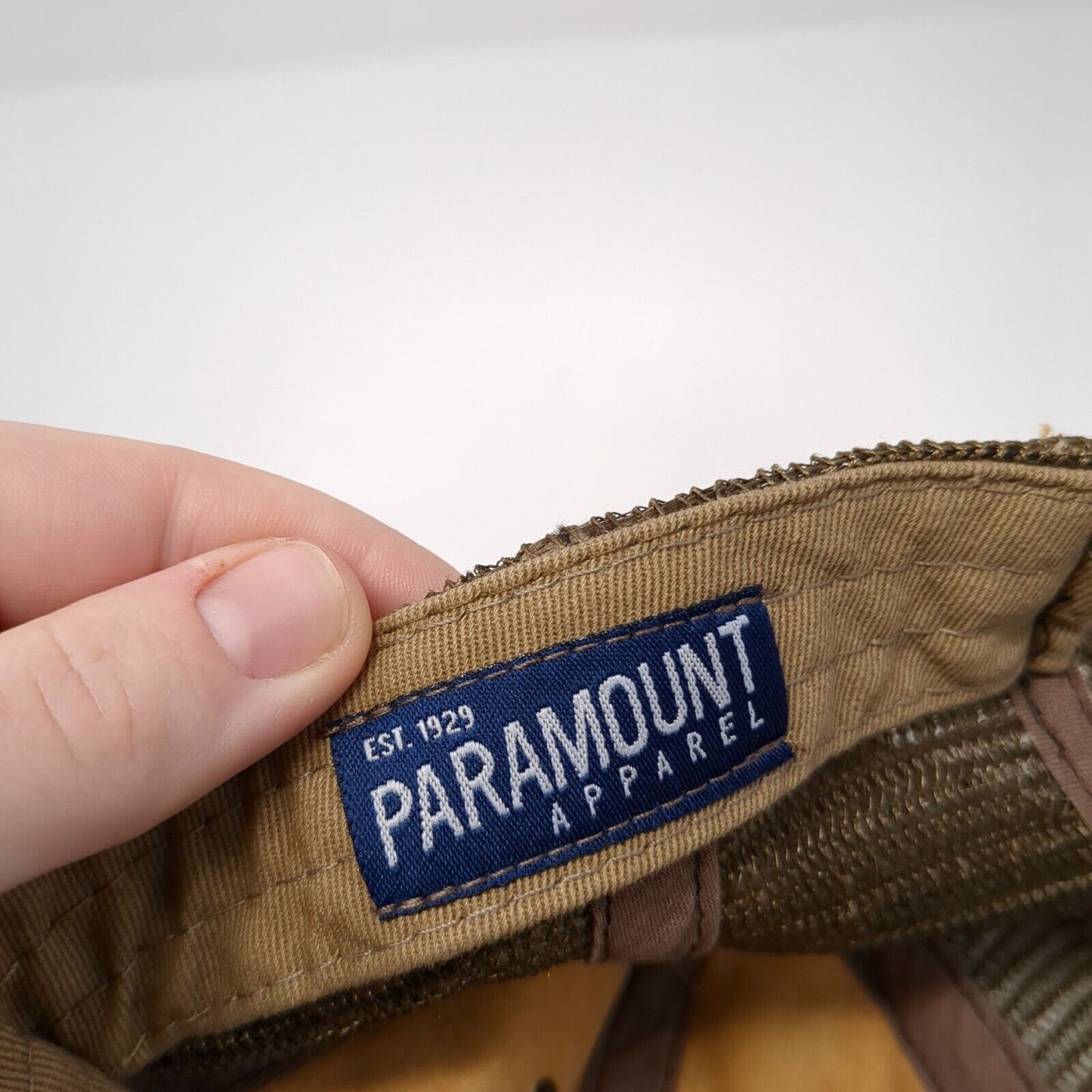 Martin Rice Co. Strapback Trucker Hat Brown One Size Mesh Back Paramount