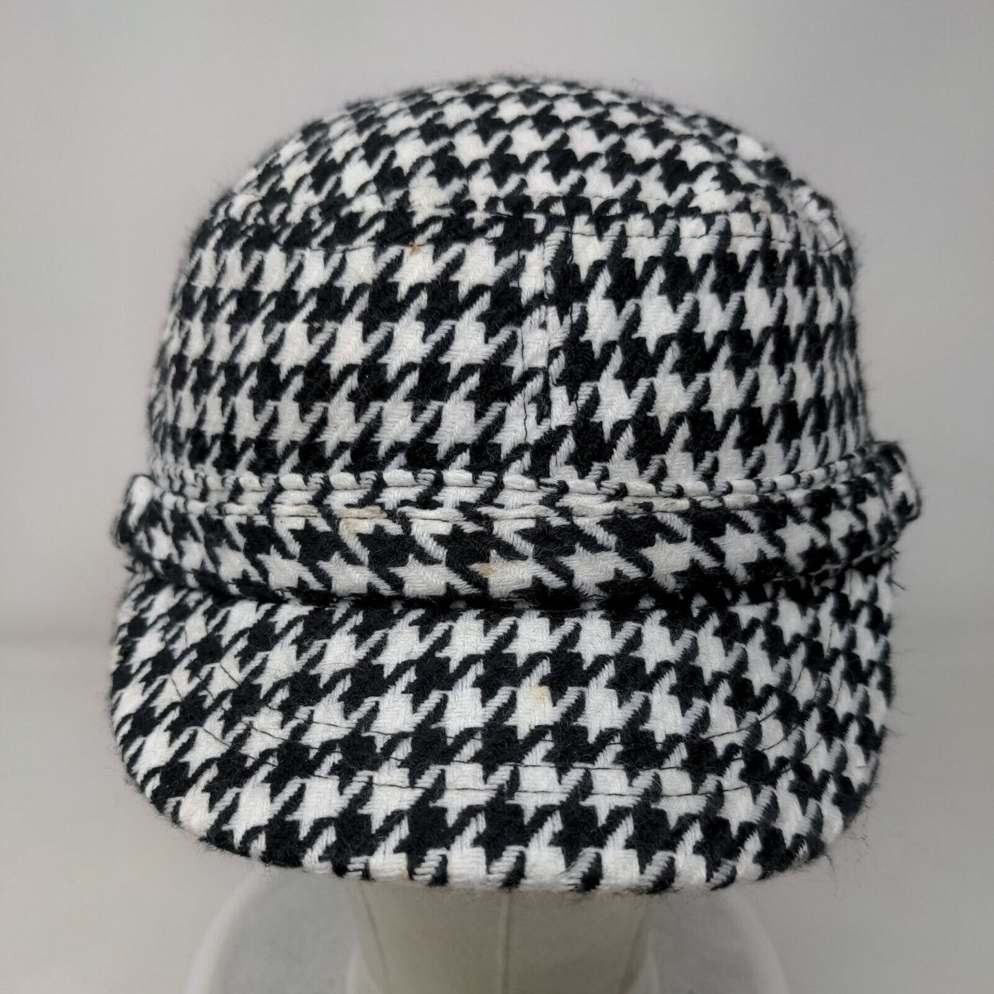 Angela & William Cadet Army Cap Multicolor OSFA Houndstooth Lightweight Blank