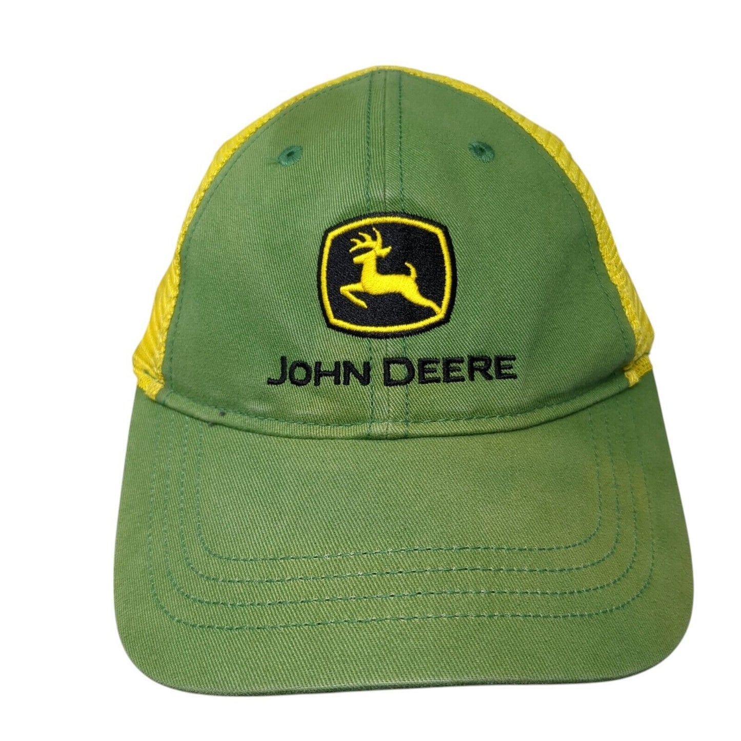 John Deere Snapback Mesh Back Trucker Hat Multicolor Youth One Size