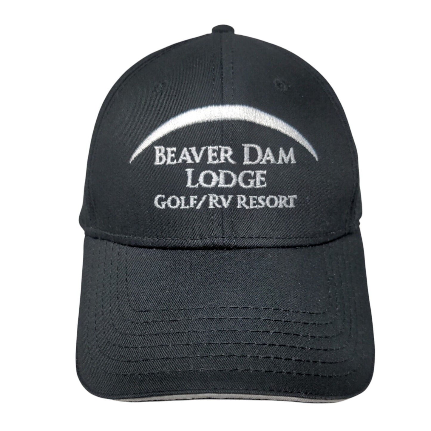 Beaver Dam Lodge Golf/RV Resort Strapback Hat Black OSFM Adjustable Otto