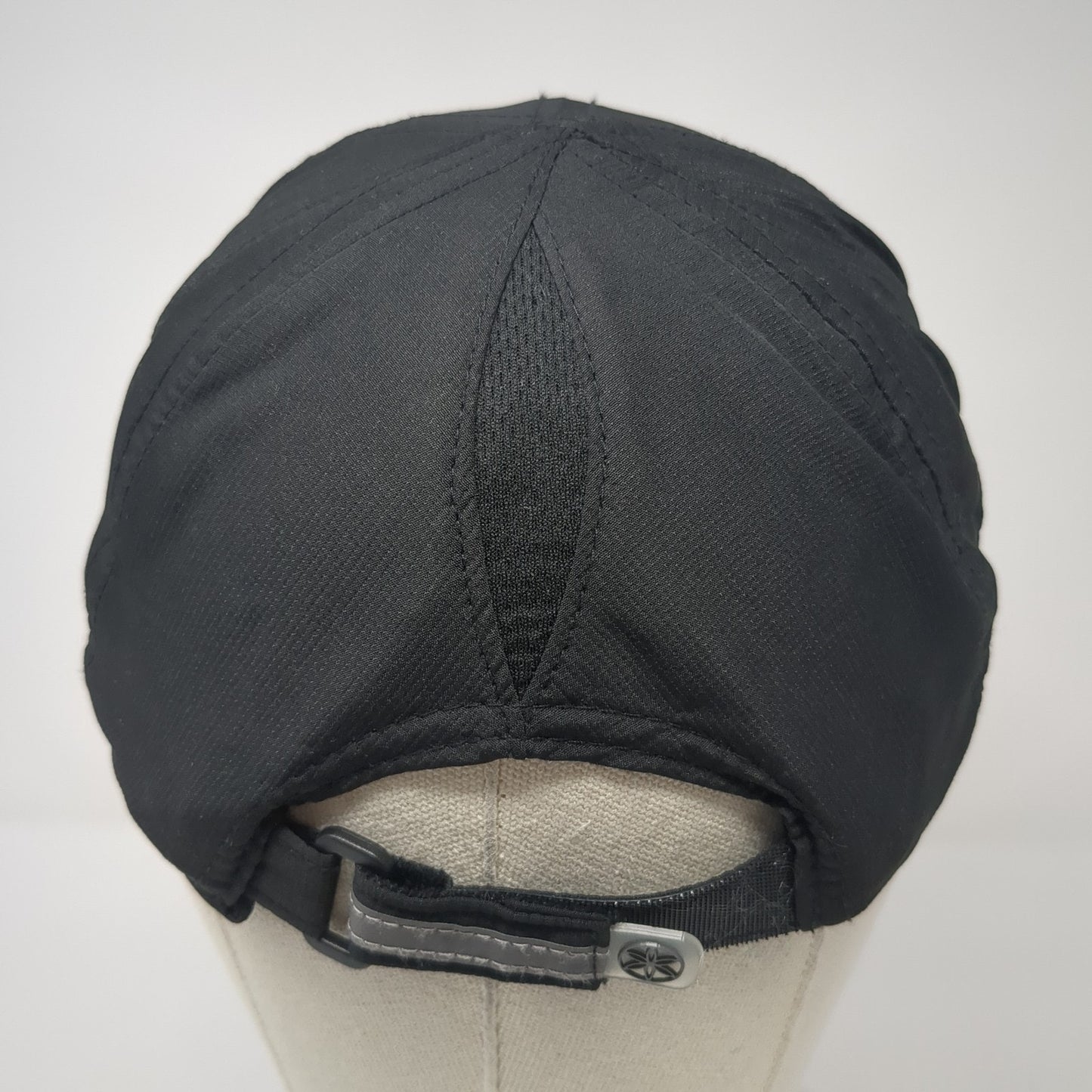 Gaiam Strapback Baseball Cap Black One Size Adjustable Lightweight 6 Panel