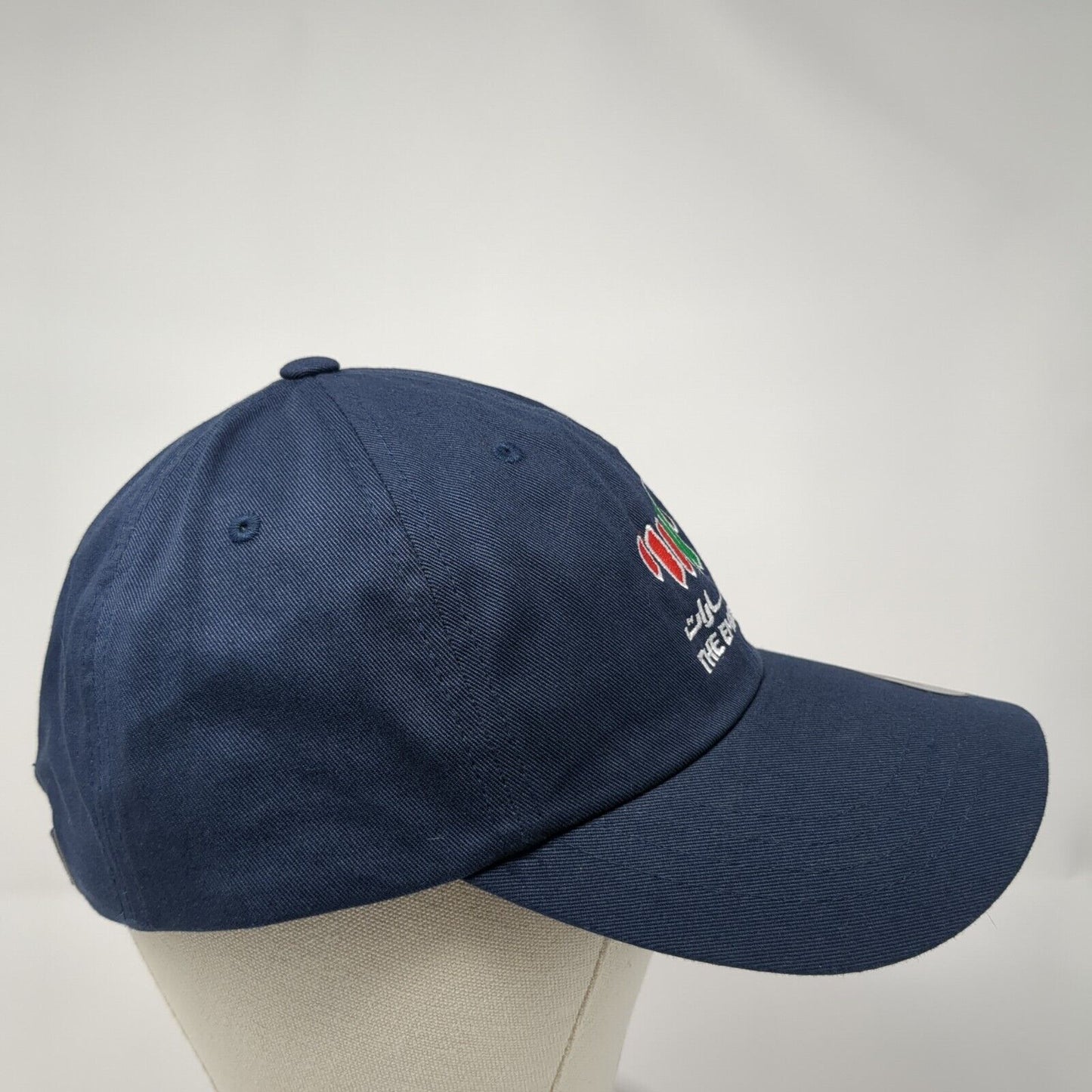 The Emirates Slideback Hat Blue One Size Adjustable Embroidered Yupoong