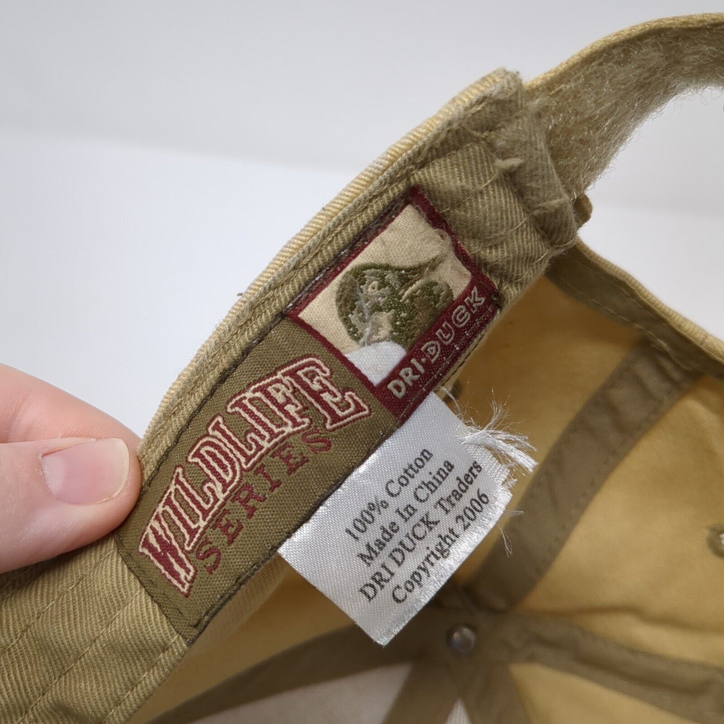 Marsing Hardware & Pump Strapback Hat Tan One Size Embroidered Dri Duck