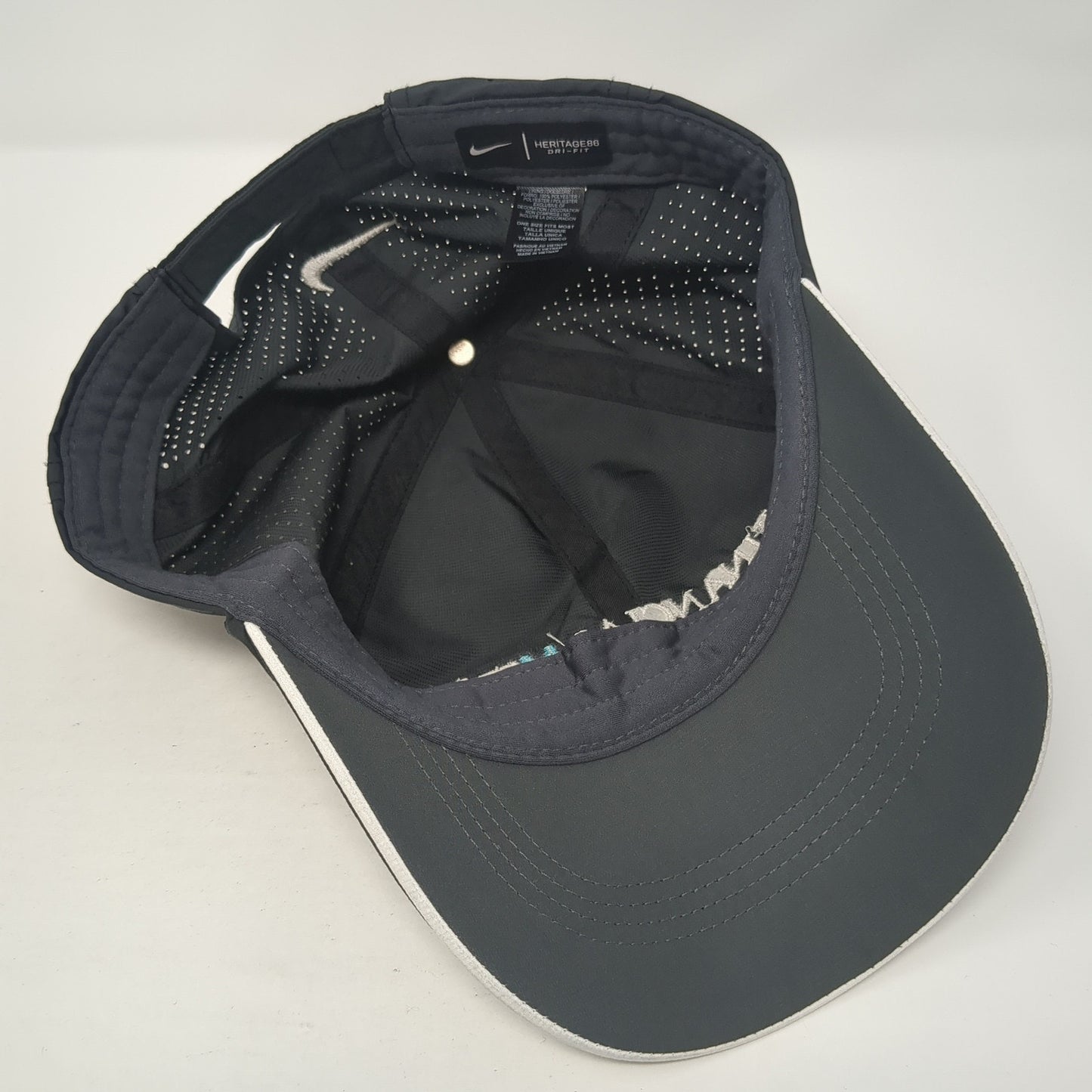 Financial Media Corp Strapback Hat Black One Size Adjustable Nike