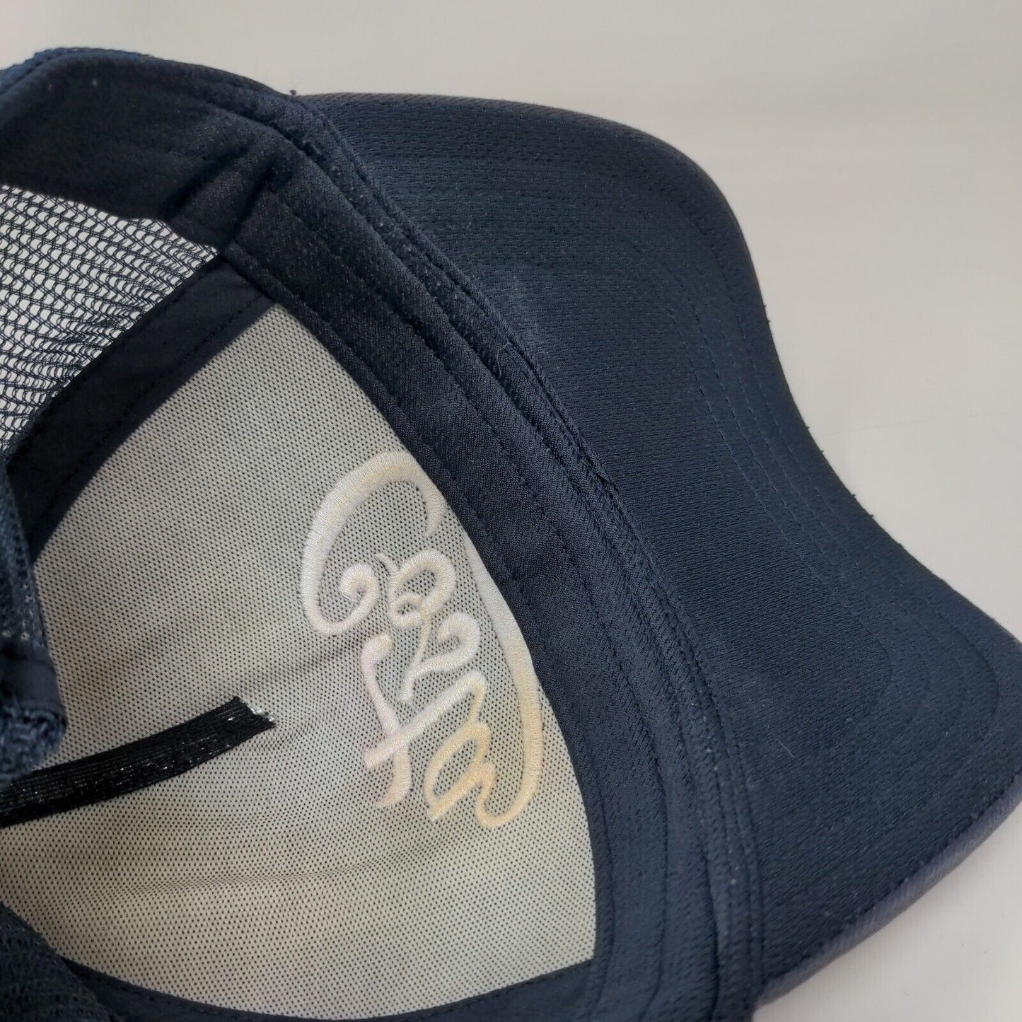 Costa USA Snapback Mesh Back Trucker Hat Blue One Size Embroidered