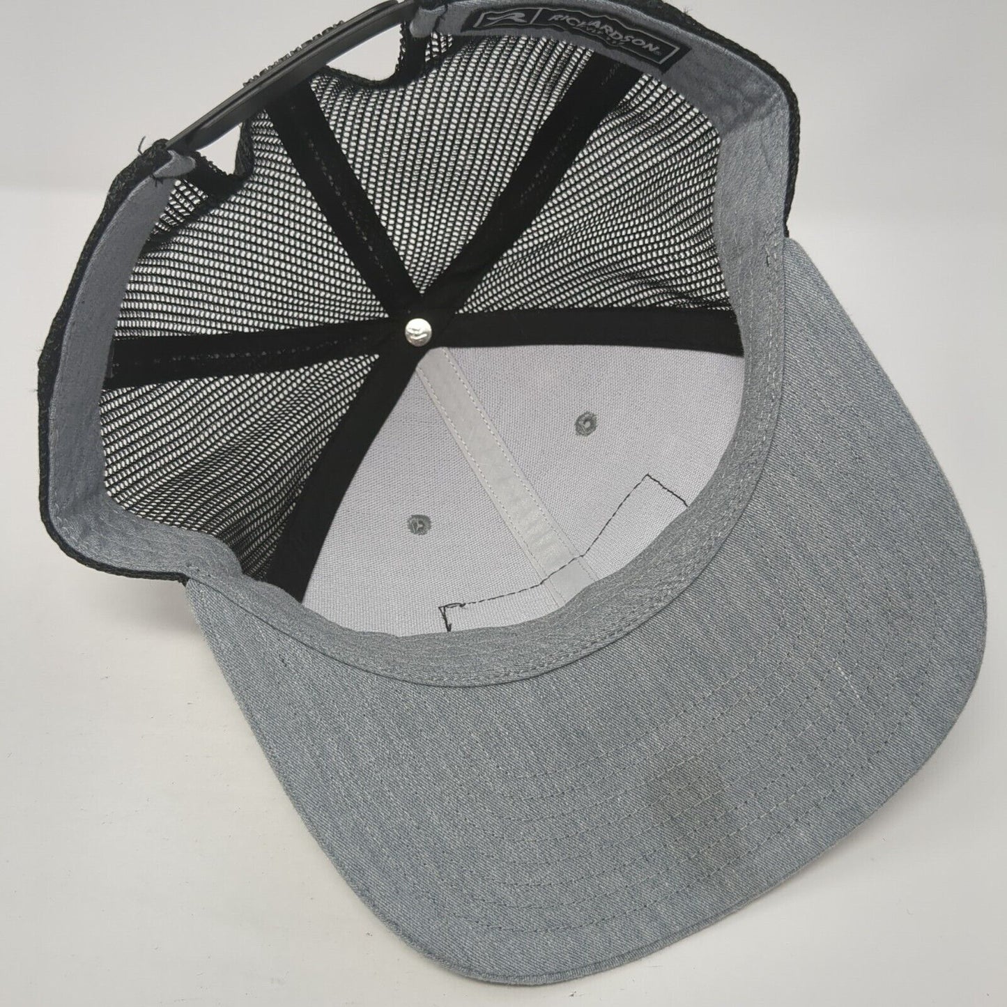 Baymar Mechanical Heating & Cooling Snapback Trucker Hat Gray OS Mesh Richardson
