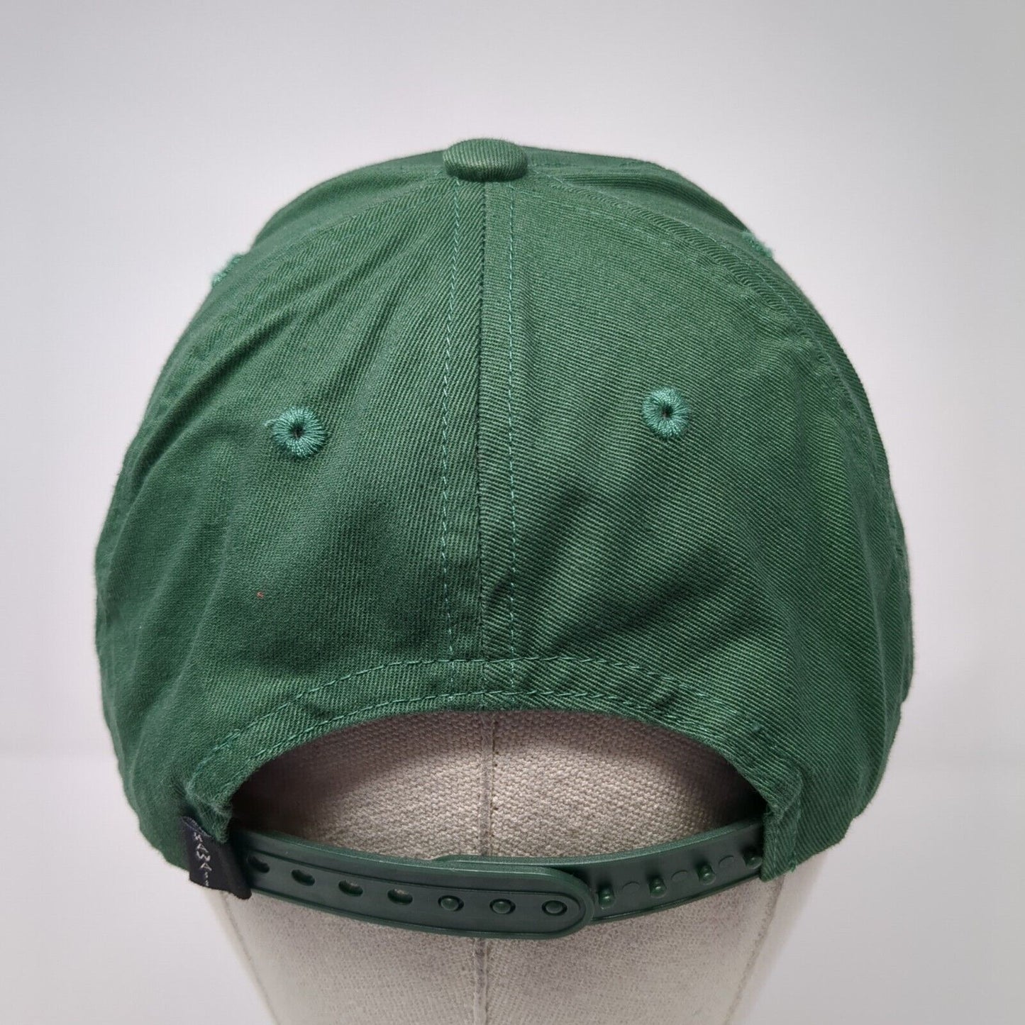 Maui Snapback Hat Green One Size Embroidered Logo Hawaiian Headwear