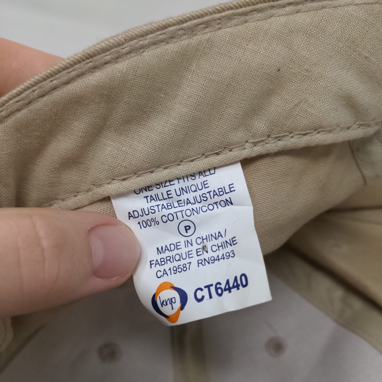 Whirlpool Jet Boat Tours Strapback Hat Tan OSFA Adjustable Embroidered Cotton