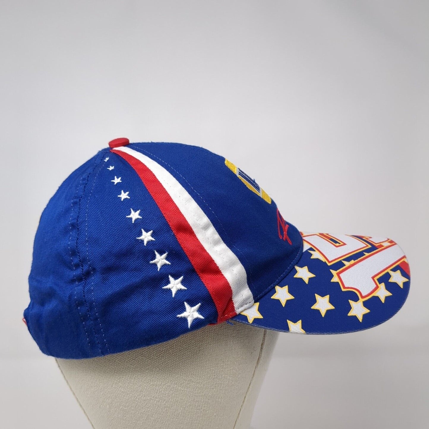 NAPA Racing Strapback Hat Red White Blue Patriotic #15 Embroidered Logo