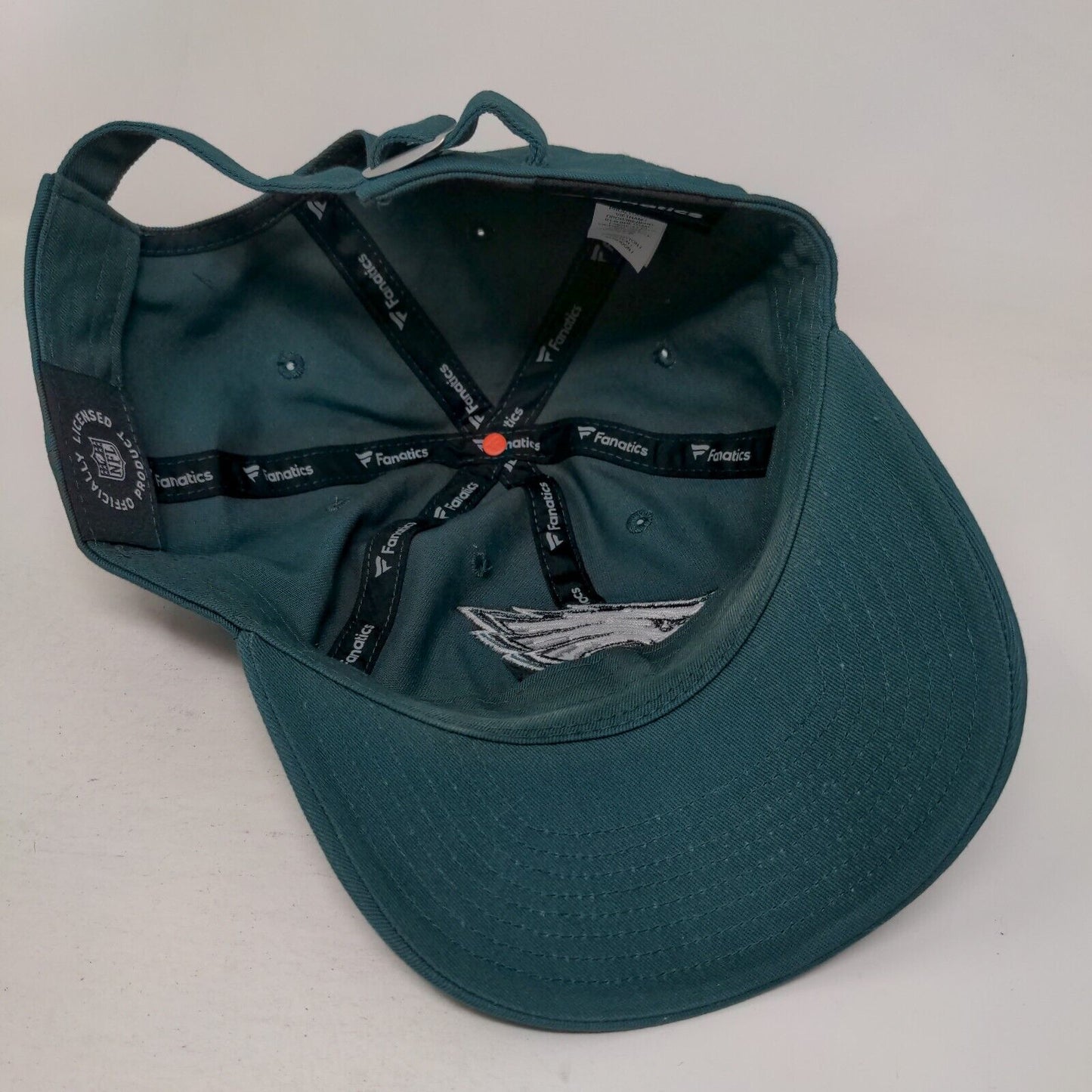 Philadelphia Eagles Slideback Hat Green Embroidered Logo Fanatics NFL