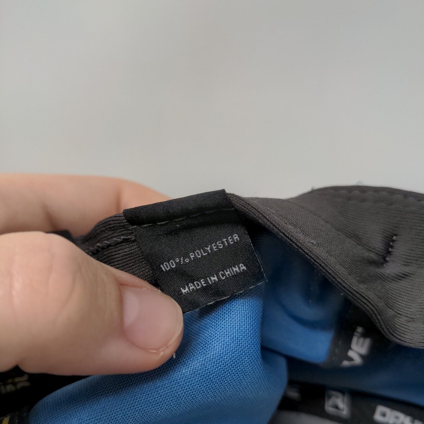 Letter G Fitted Hat Blue Small-Medium Embroidered UForm Visor Flex