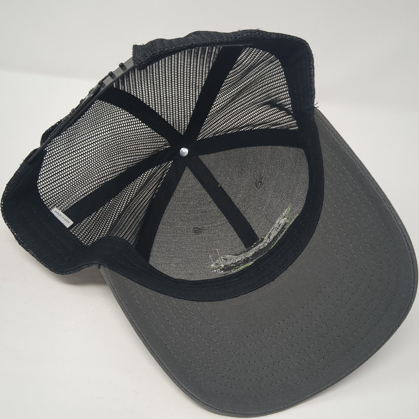 Andy Banchio Snapback Mesh Back Trucker Hat Gray One Size Richardson