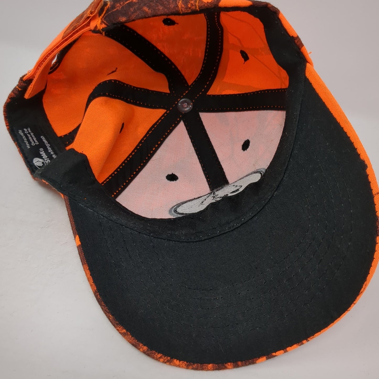 Mossy Oak Logo Strapback Hat Multi One Size Adjustable Camo Hunting