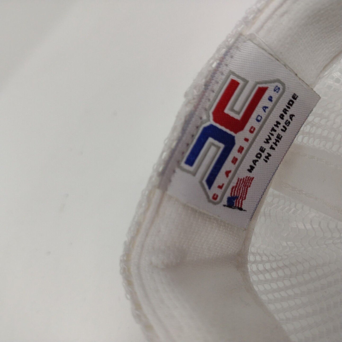 Classic Caps Snapback Mesh Back Trucker Hat Gray OSFA Embroidered W/Tags