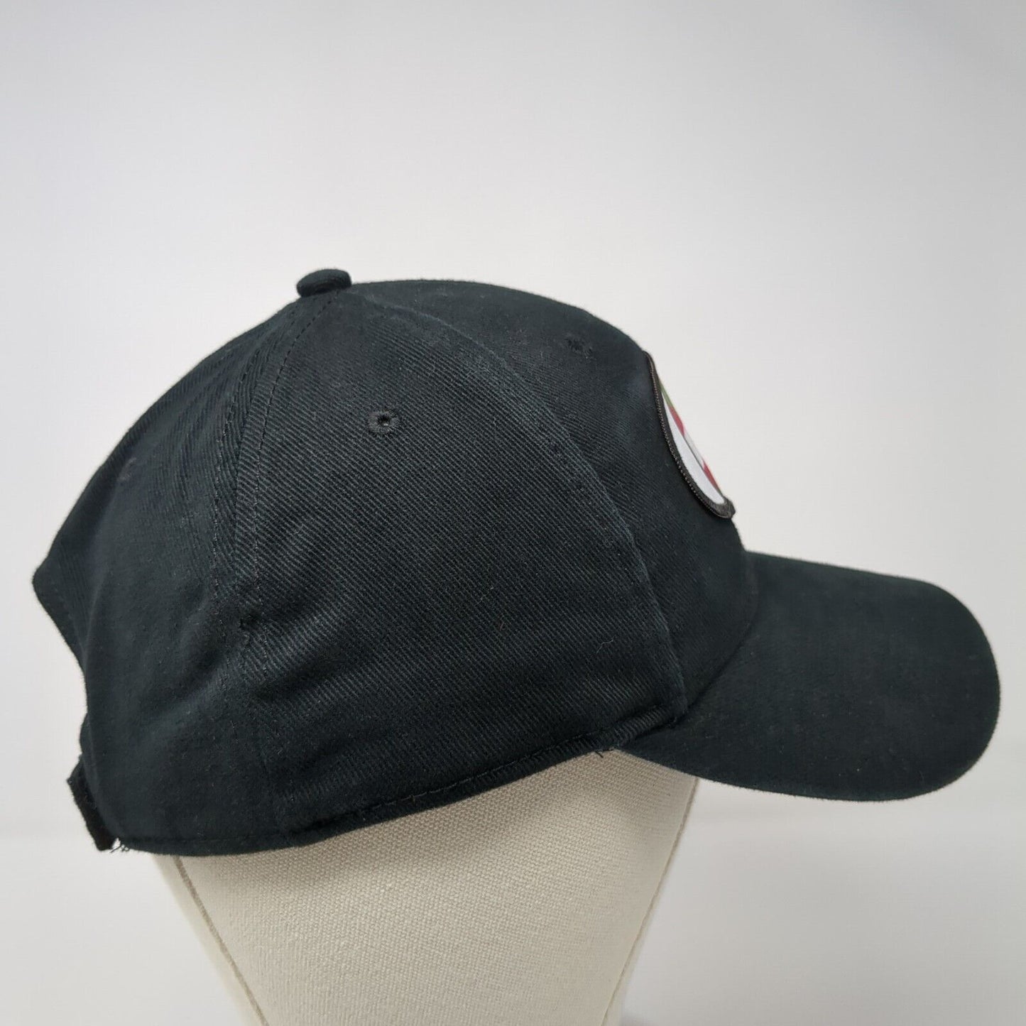 Basque Flag Patch Strapback Hat Black One Size Adjustable Otto 6 Panel