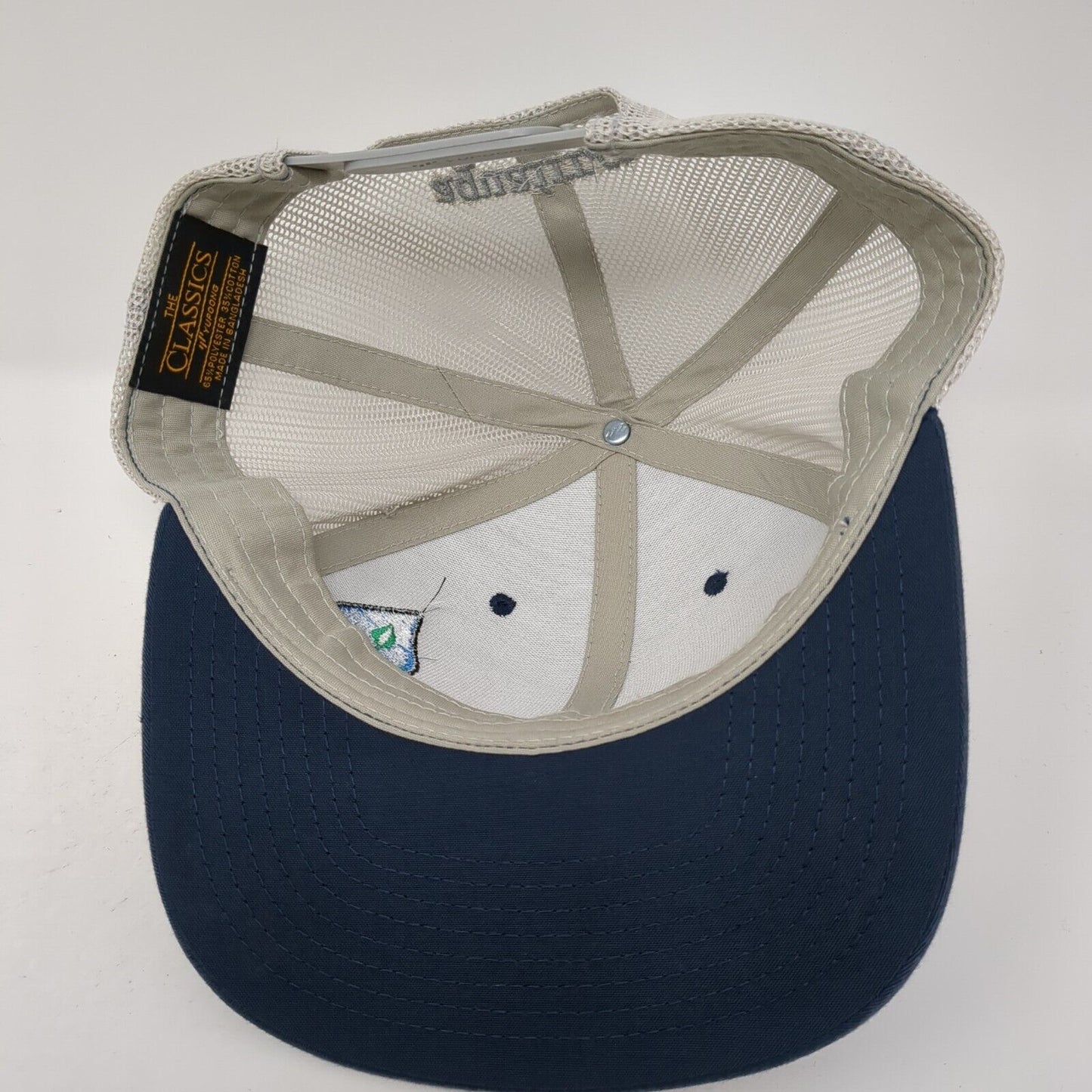 Aquairr.com Snapback Trucker Hat Blue OS Adjustable Mesh Back Classics Yupoong