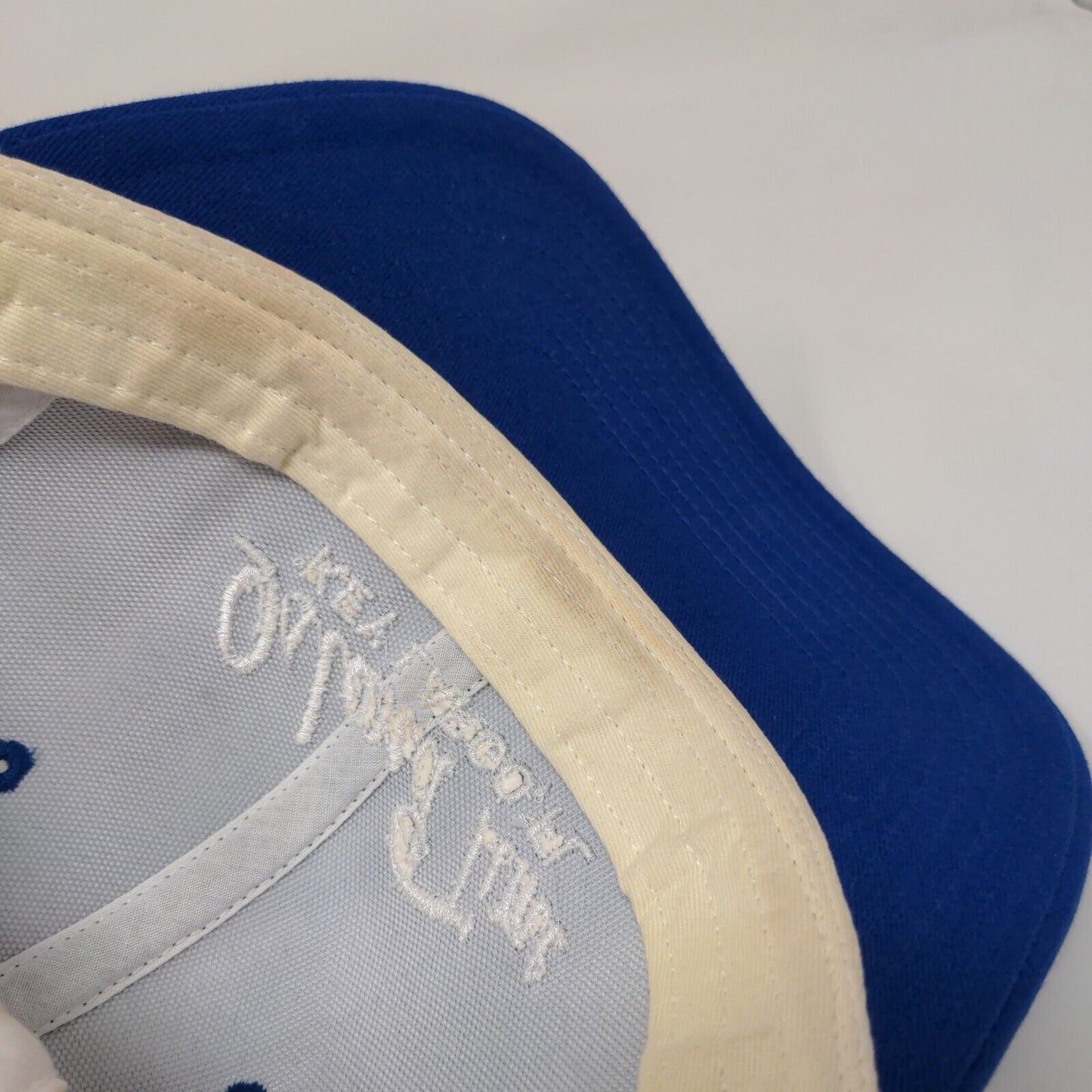 Island Time Key Largo FL Snapback Mesh Back Trucker Hat Blue One Size