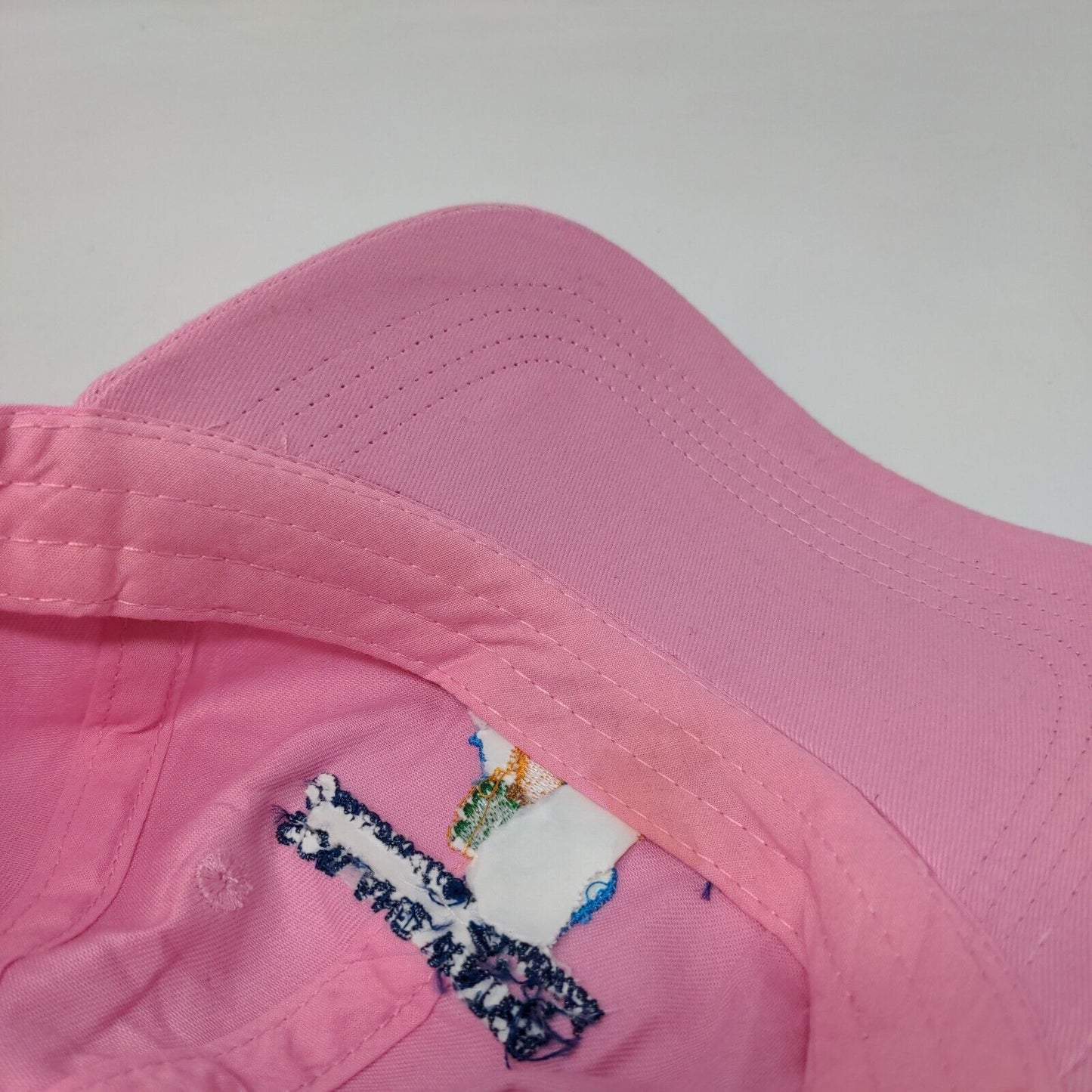 Soil And Water Conservation District Strapback Hat Pink One Size Embroidered
