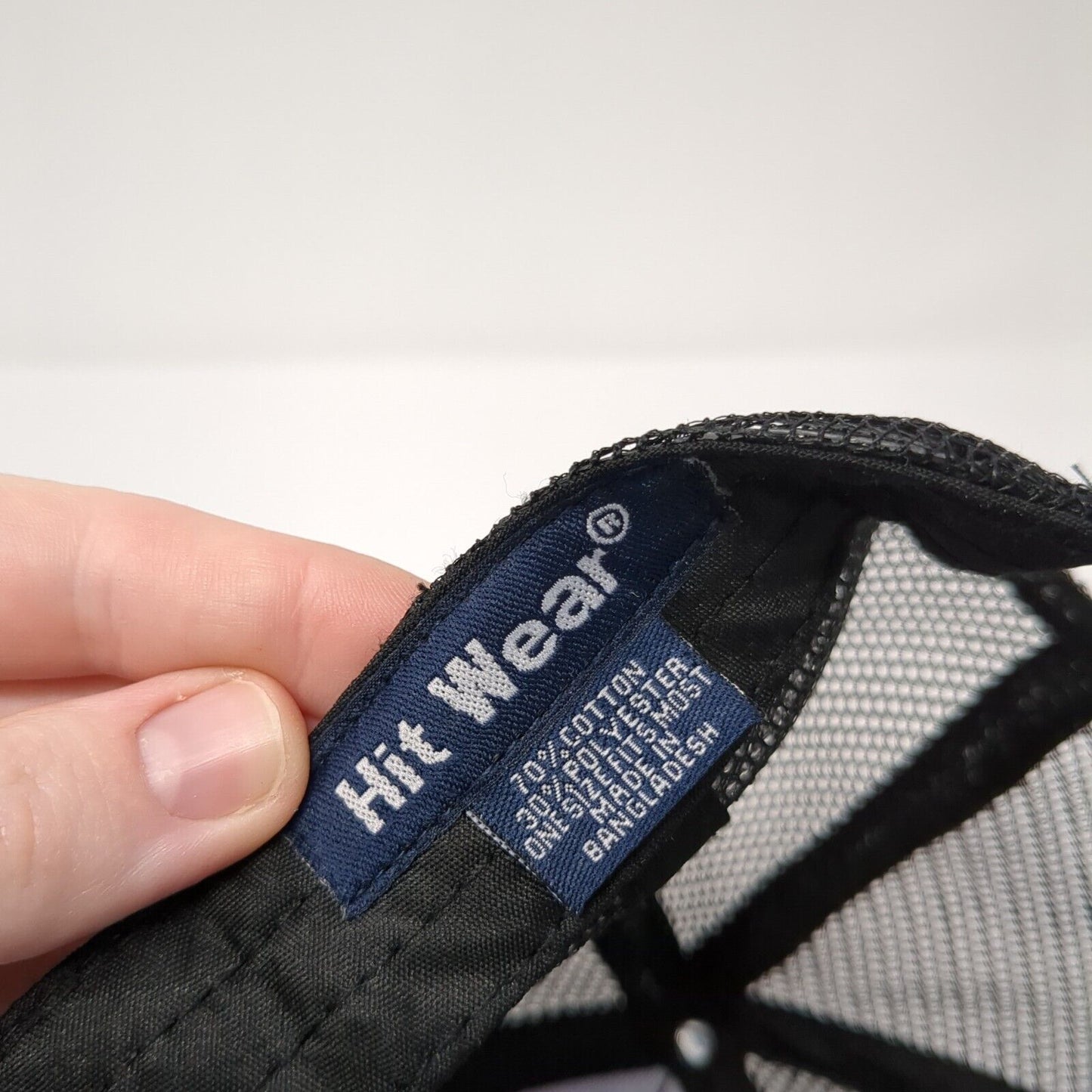 Vangogo Snapback Trucker Hat Black One Size Adjustable Mesh Back Hit Wear