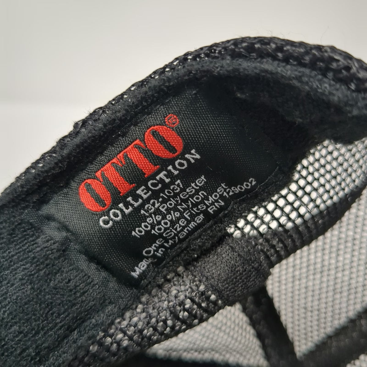 OTTO Trucker Hat Black OSFM Polaris Wolf Pack RZR Team Mesh Back Snapback Foam