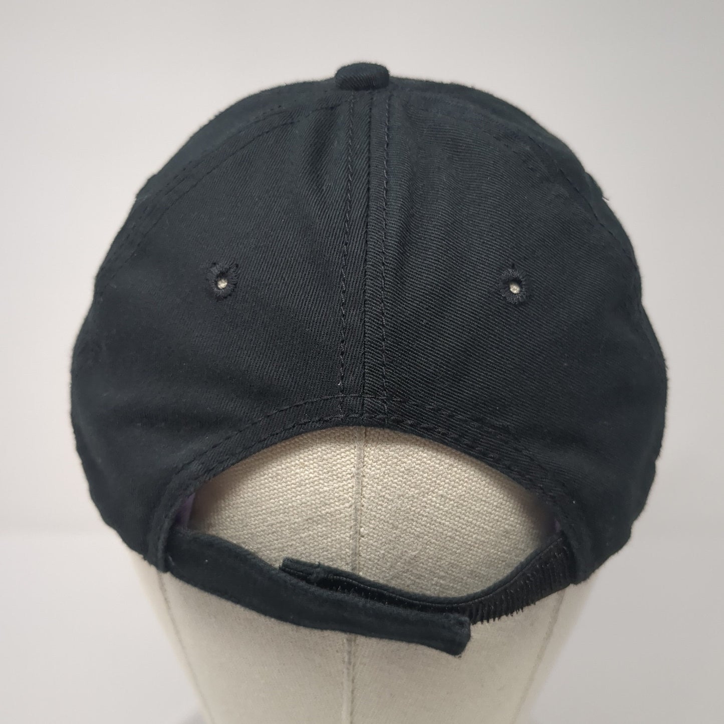 Chevrolet Strapback Hat Black One Size Adjustable 6 Panel General Motors