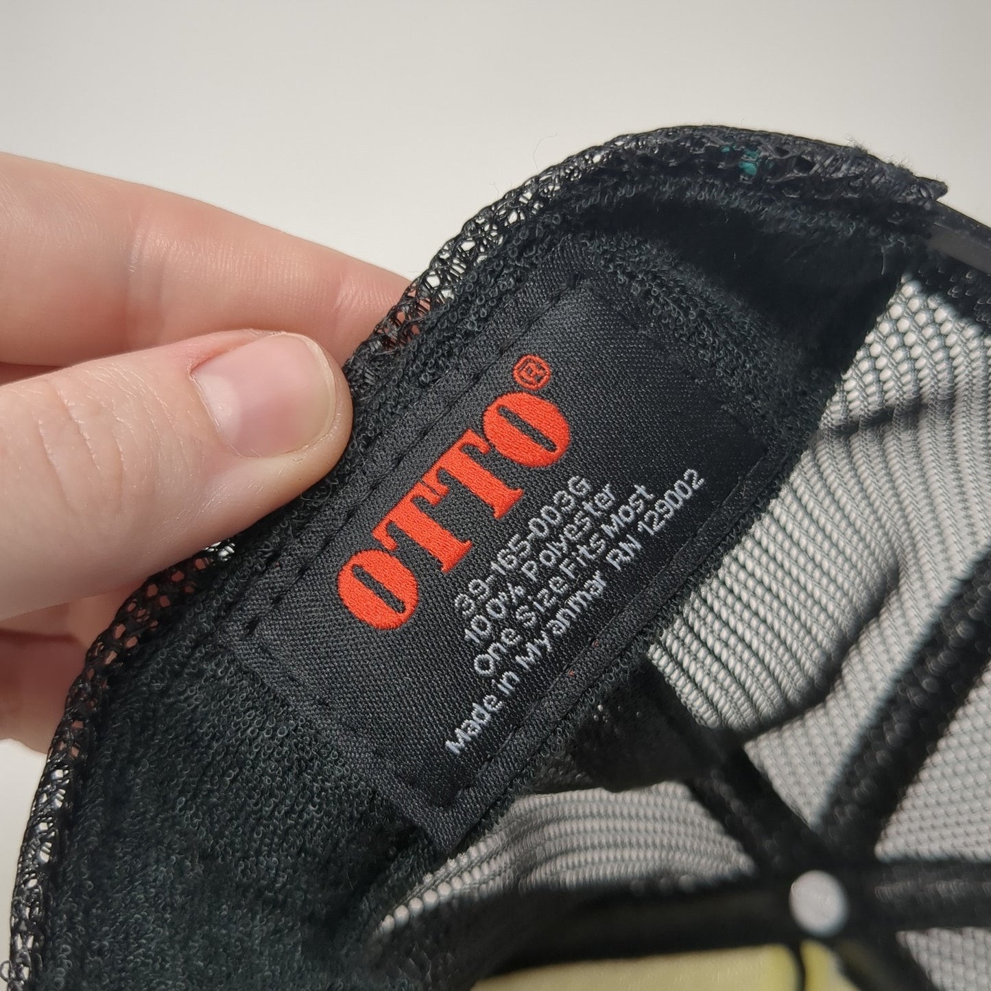 OVRLND Campers Snapback Rope Trucker Hat Black One Size Mesh Back Otto