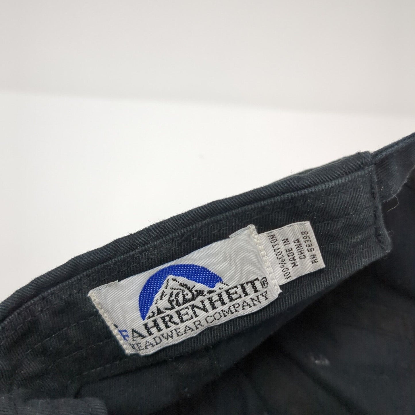 Bar Gernika Slideback Hat Black One Size Adjustable 6 Panel Fahrenheit