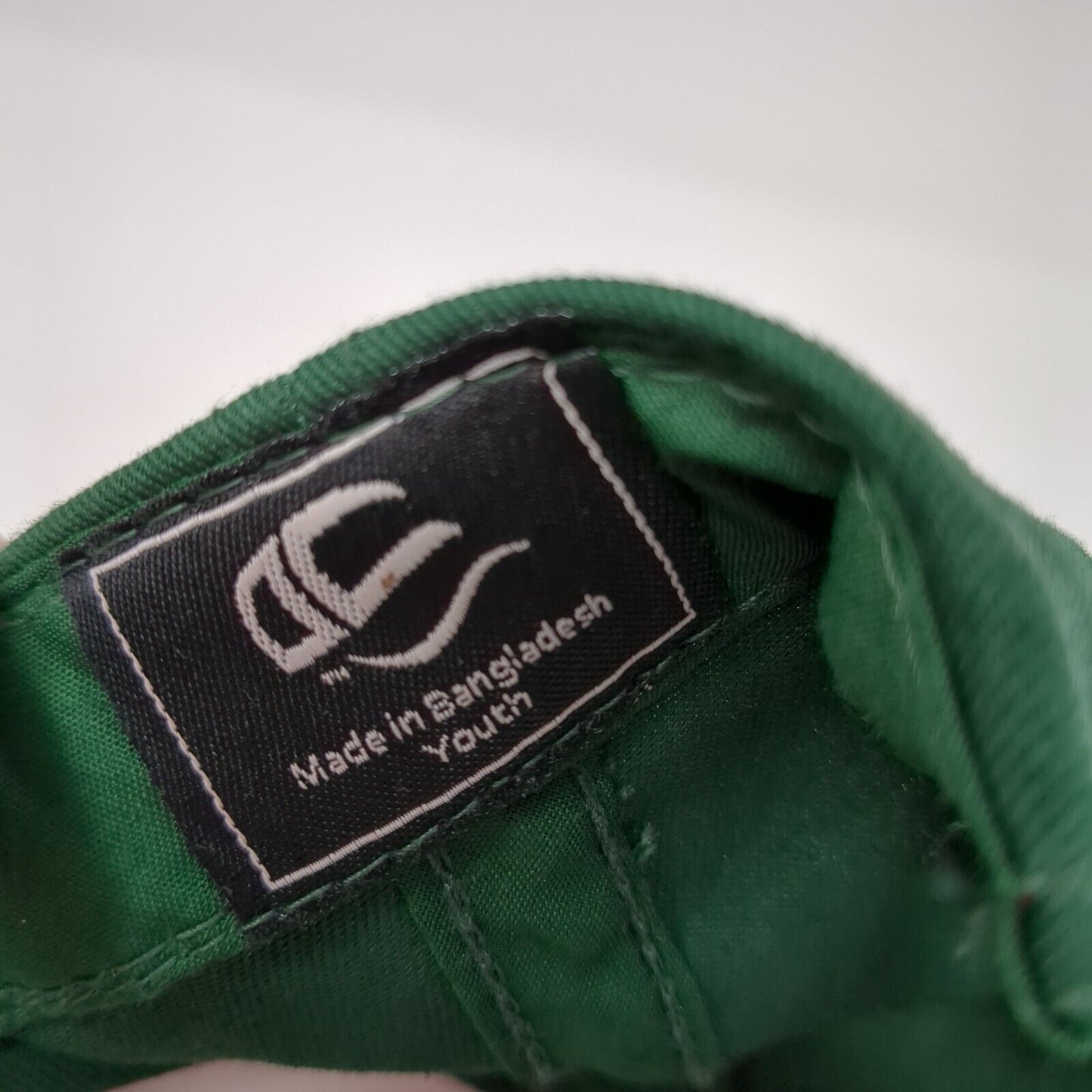 Letter M Snapback Hat Green Youth One Size Adjustable Outdoor Cap