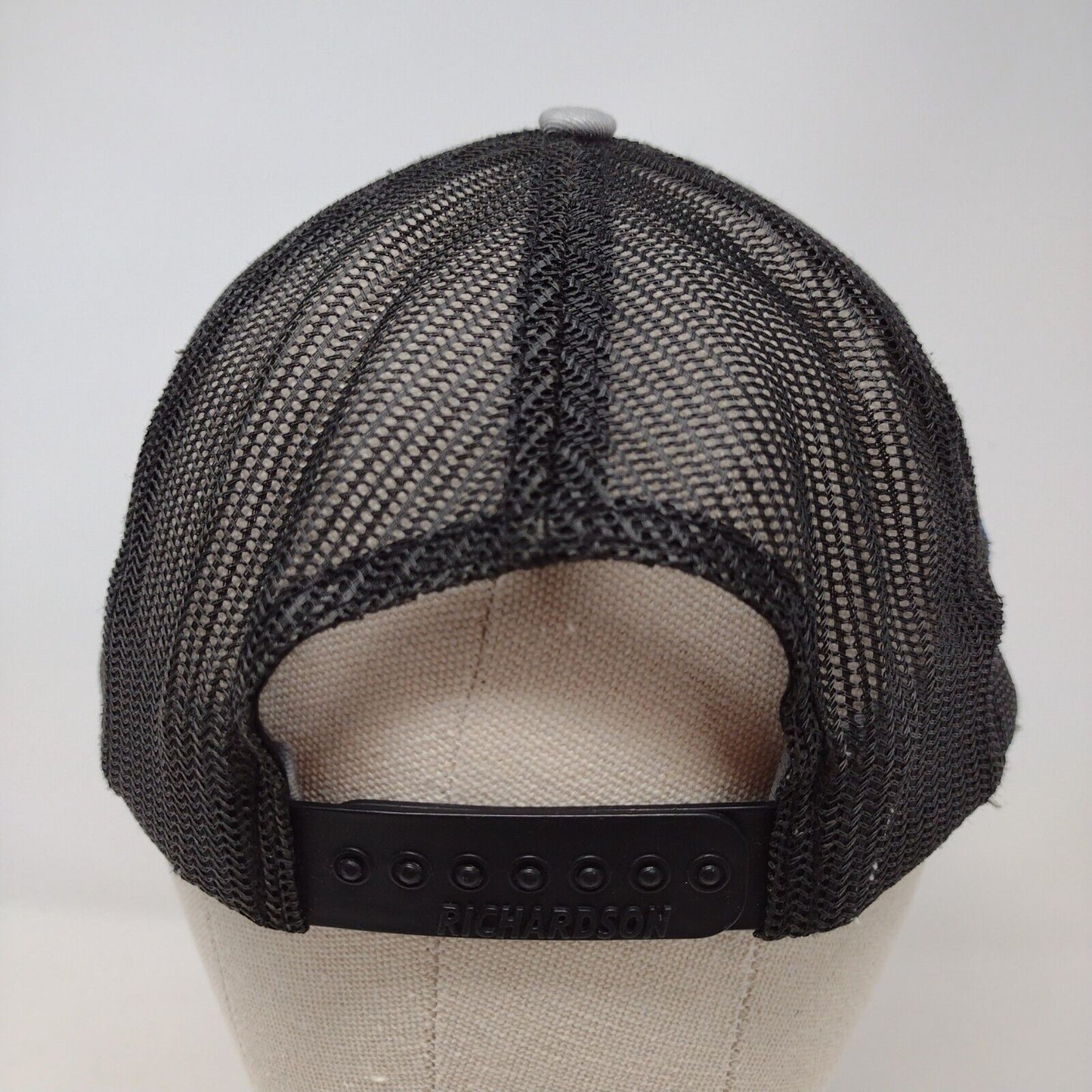 Ford Snapback Mesh Back Trucker Hat Gray OSFA Embroidered Richardson