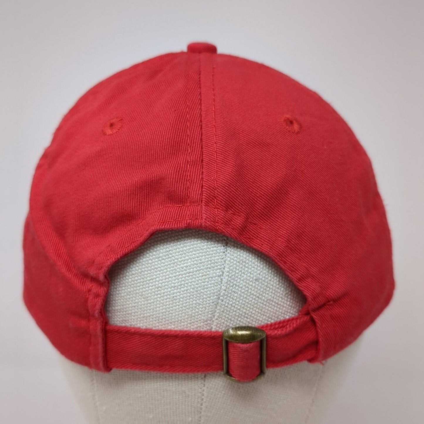 Boise Brave Slideback Hat Red One Size Adjustable Embroidered 6 Panel Cotton