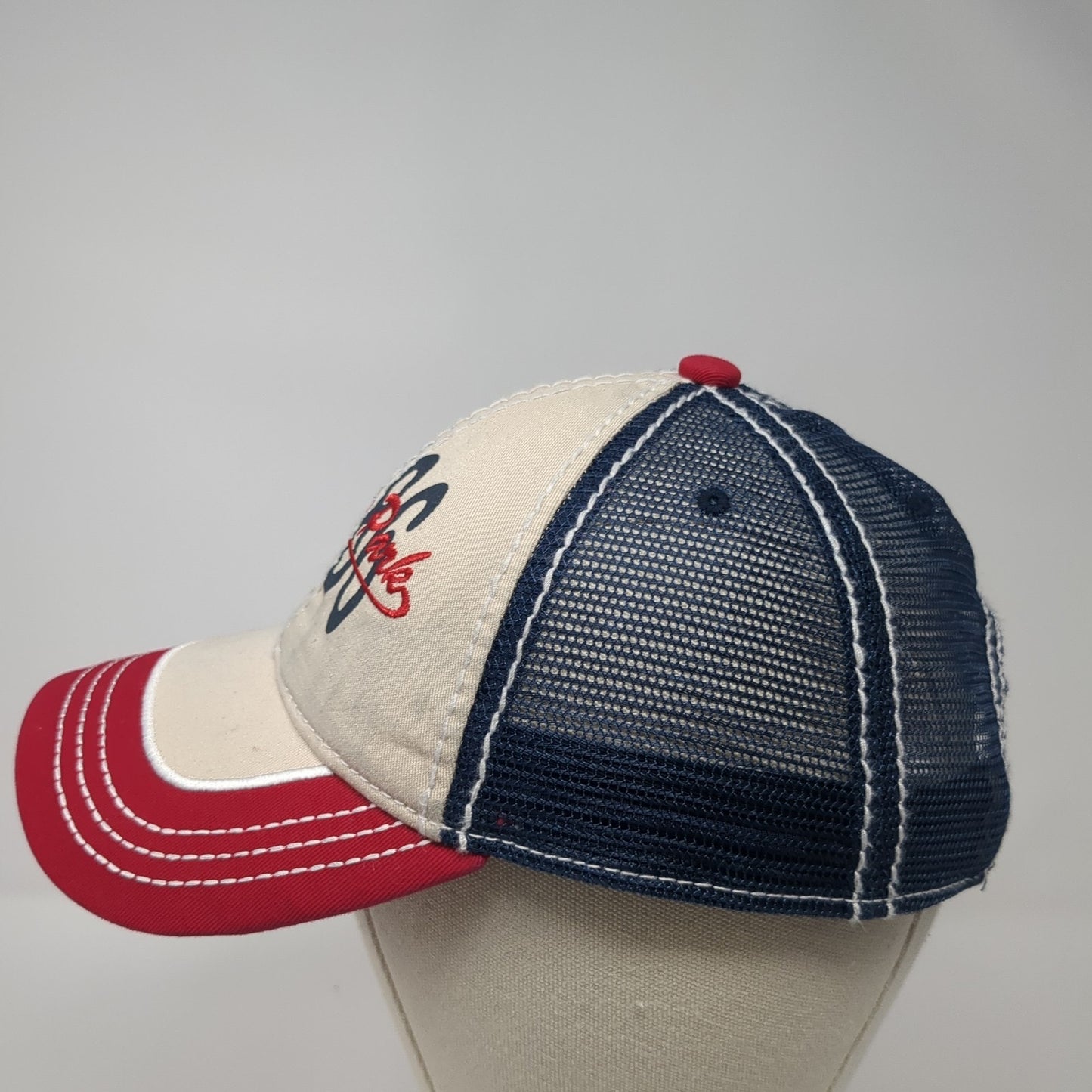 Lagoon Park 1886 Strapback Trucker Cap Multicolor One Size Adjustable Mesh Back