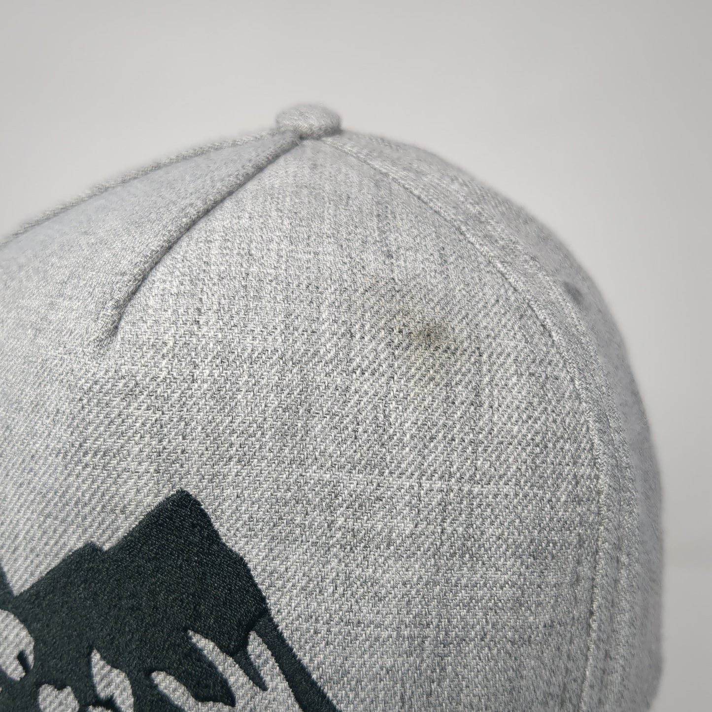 Haralts Harveys Lake Tanoe Snapback Hat Gray OS Adjustable Embroidered Otto