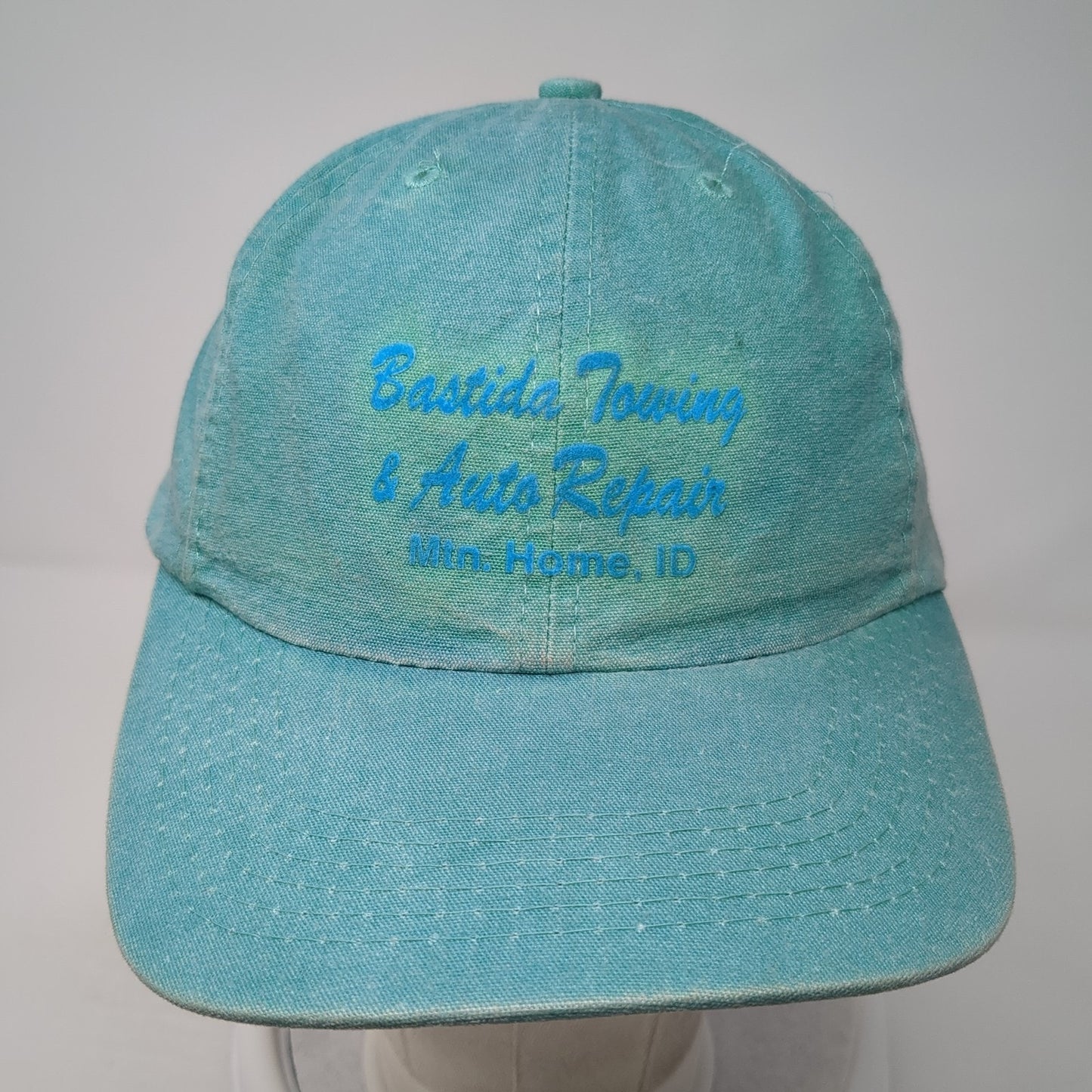 Bastida Towing & Auto Repair mtn Home ID Baseball Cap Blue OS Adjustable ATT