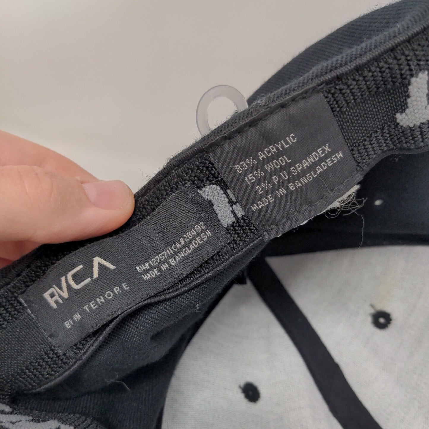 RVCA Fitted Hat Multi Small/Medium Embroidered Colorblock Flexfit