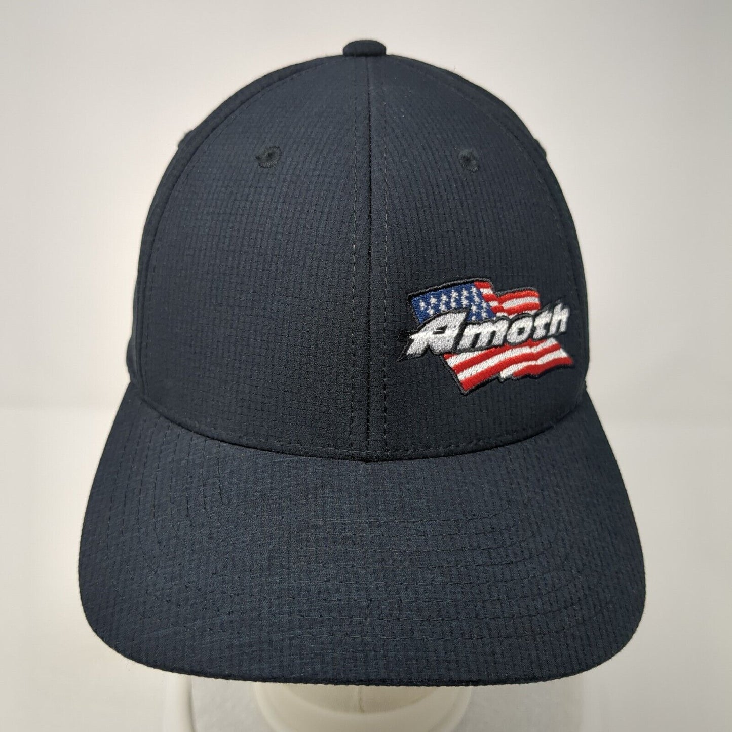 Amoth USA Flag Snapback Hat Black One Size Flexfit 110 Port Authority