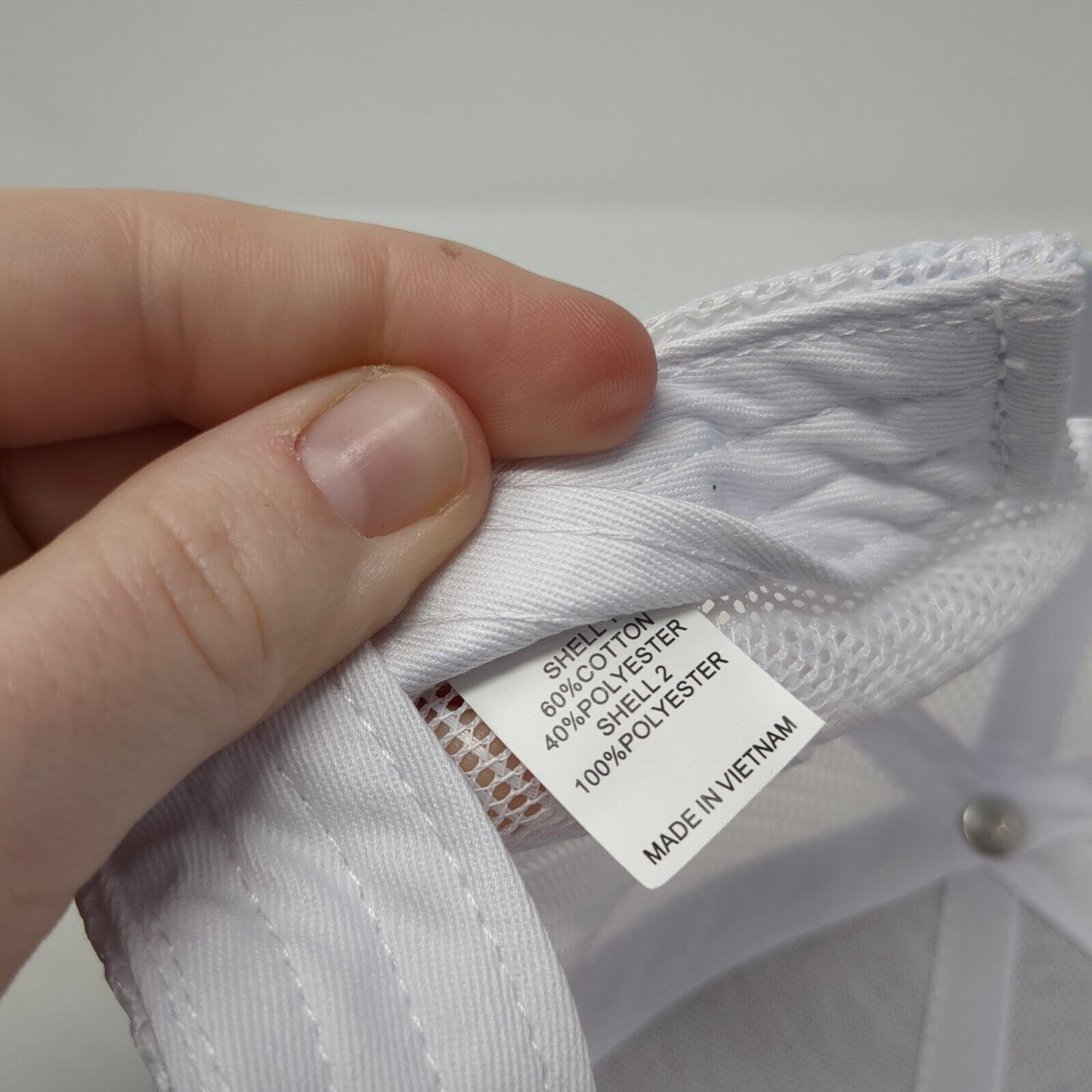 Stewart Patch Snapback Trucker Hat Red One Size Mesh Back Adjustable