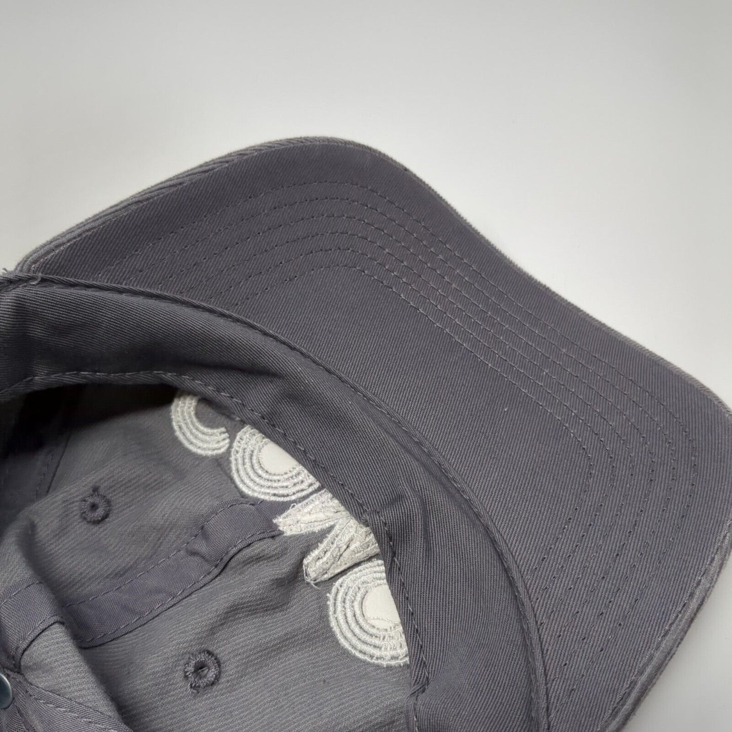 Como Slideback Hat Gray One Size Corduroy Top of the World 6 Panel