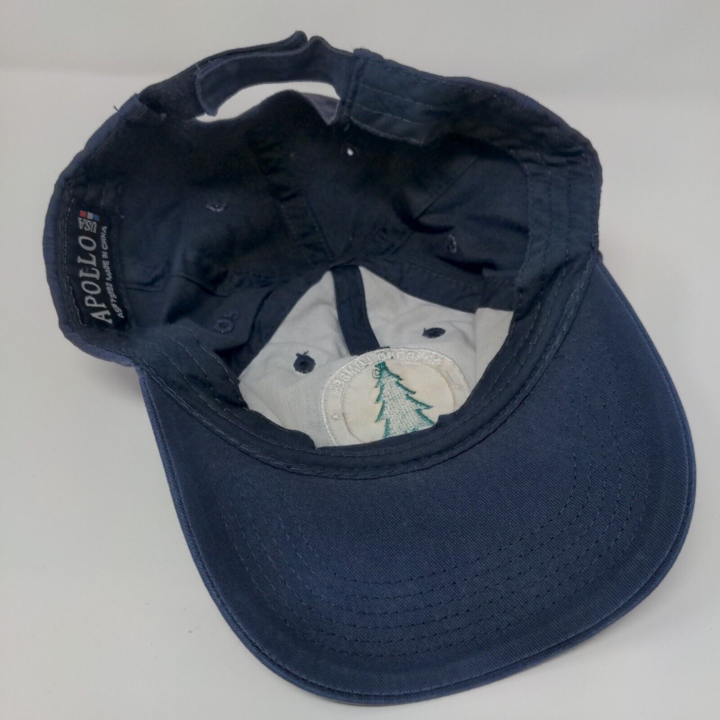 Concord Lumber Corporation Strapback Hat Blue OSFA Embroidered Apollo