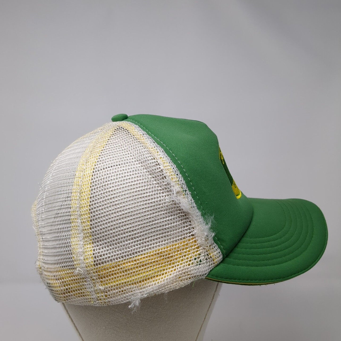 John Deere Quality Farm Equipment Snapback Trucker Hat Green One Size