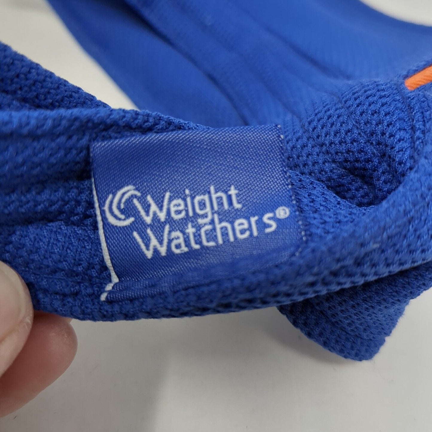 Weight Watchers Strapback Sun Visor Hat Blue One Size Adjustable Solid