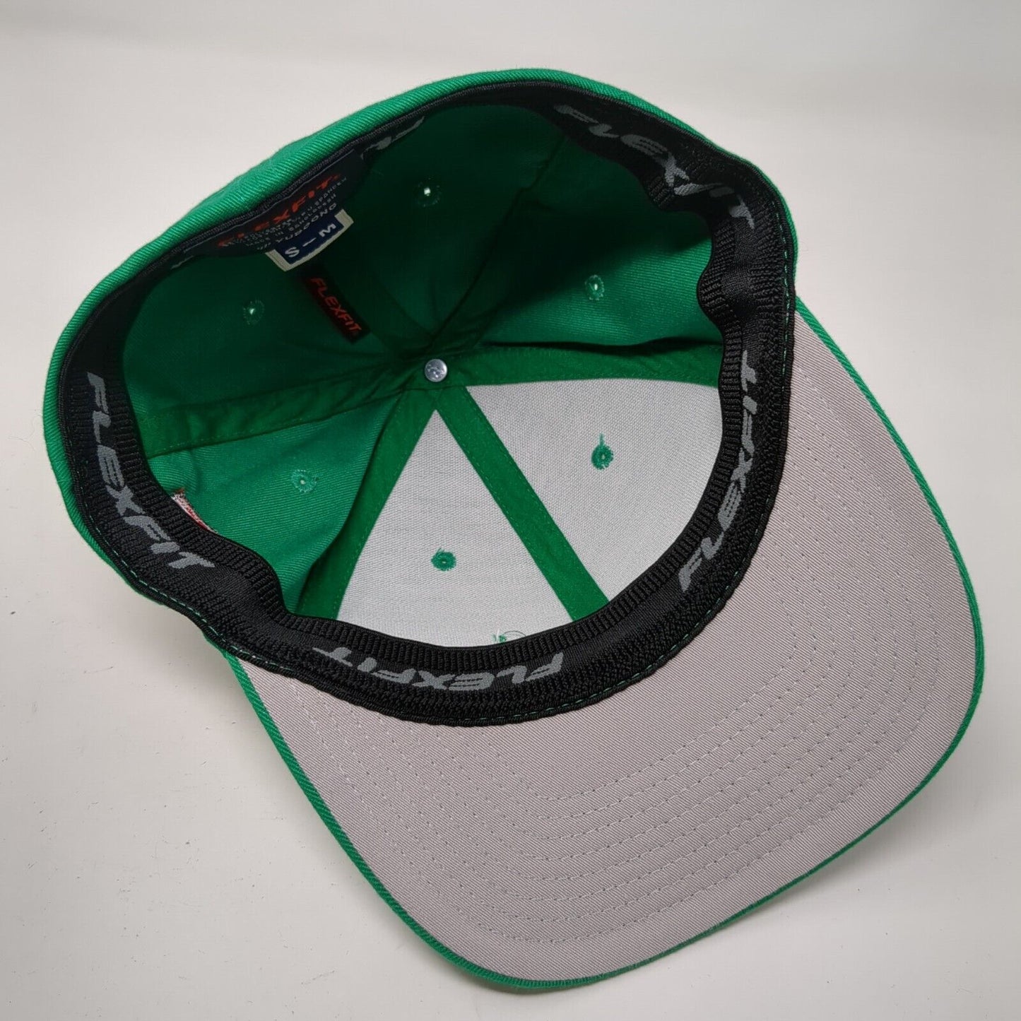 APC Fitted Hat Green S/M Flexfit Embroidered Patriotic 6 Panel Yupoong