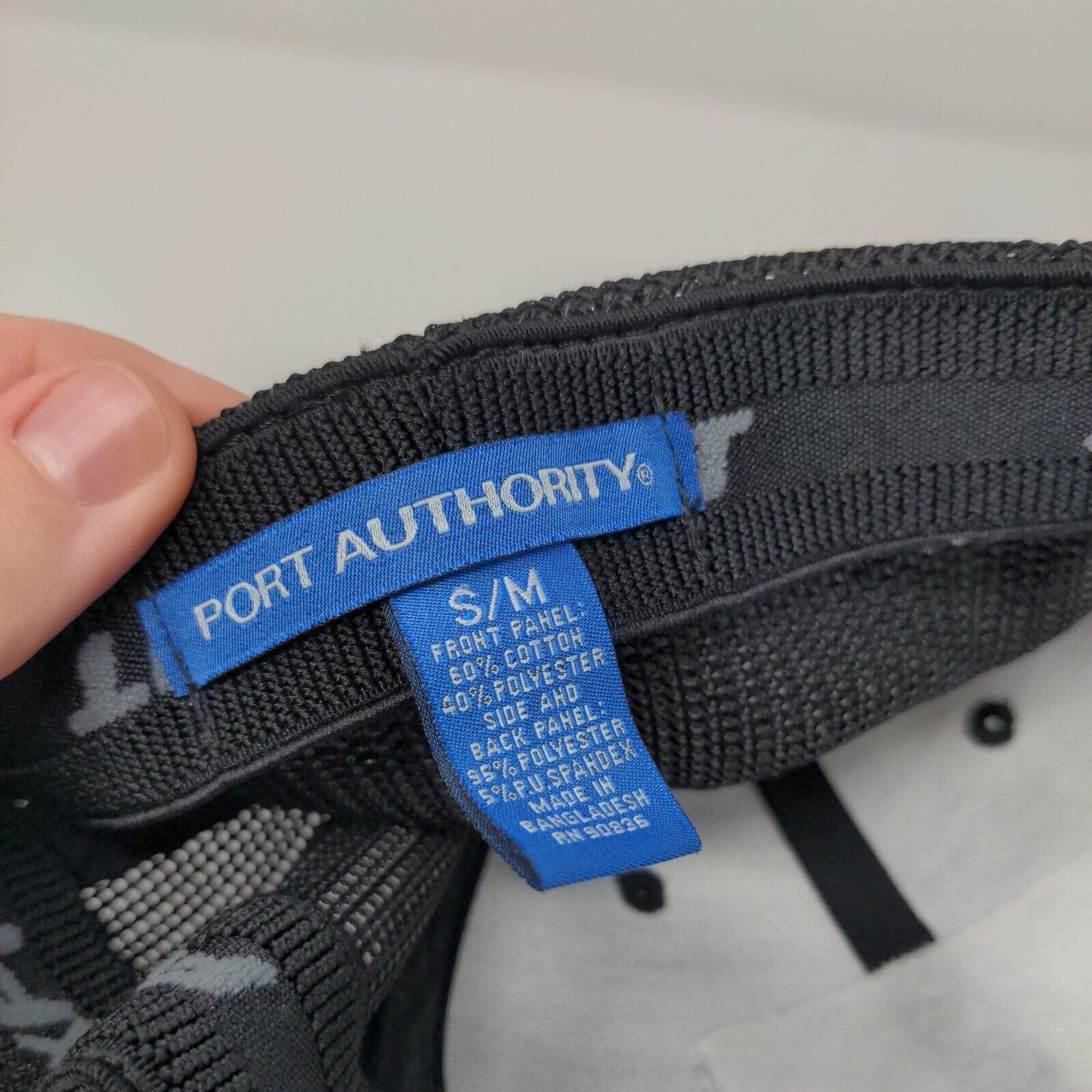 Kelly Construction 208-339-0875 Fitted Trucker Hat Black S/M Mesh Port Authority