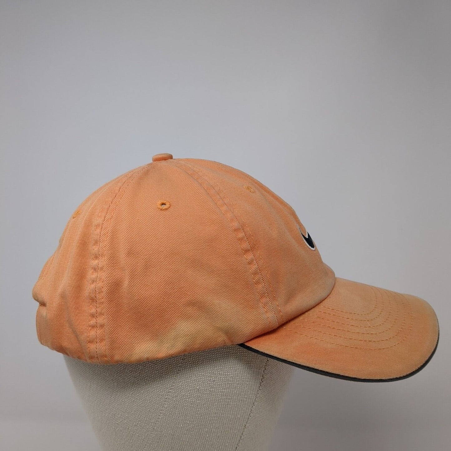 Nike Golf Strapback Hat Orange One Size Adjustable Embroidered 6 Panel